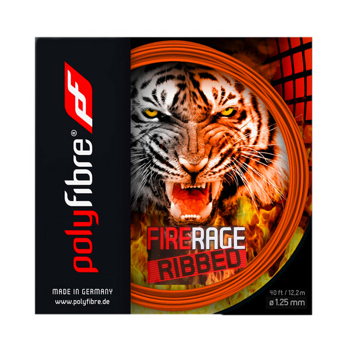Polyfibre Fire Rage Ribbed 12m