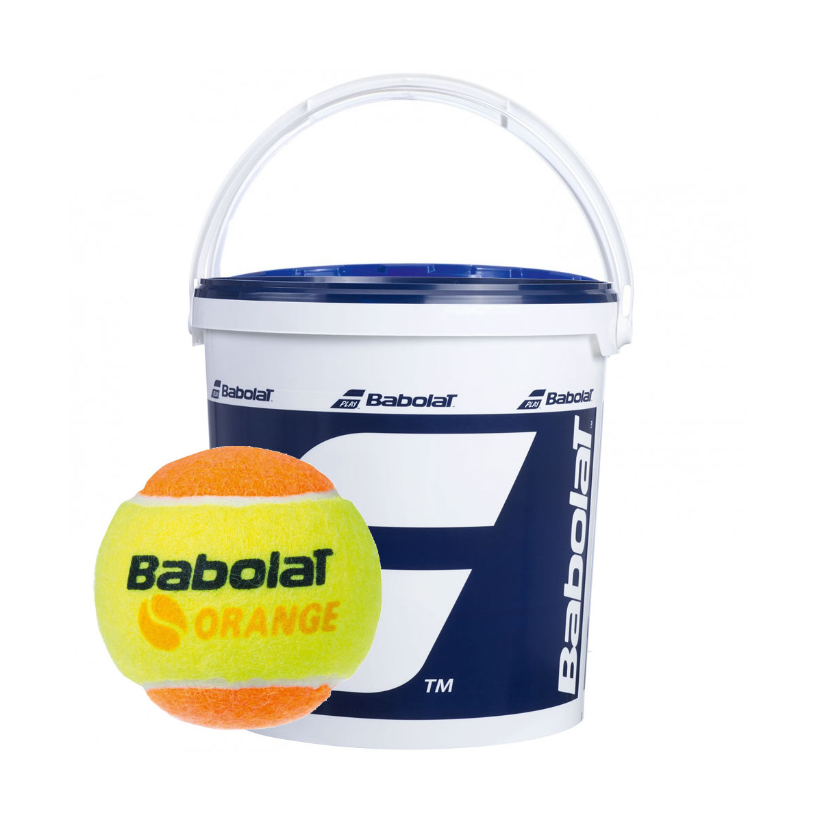 Babolat 36 Oranje ballen emmer