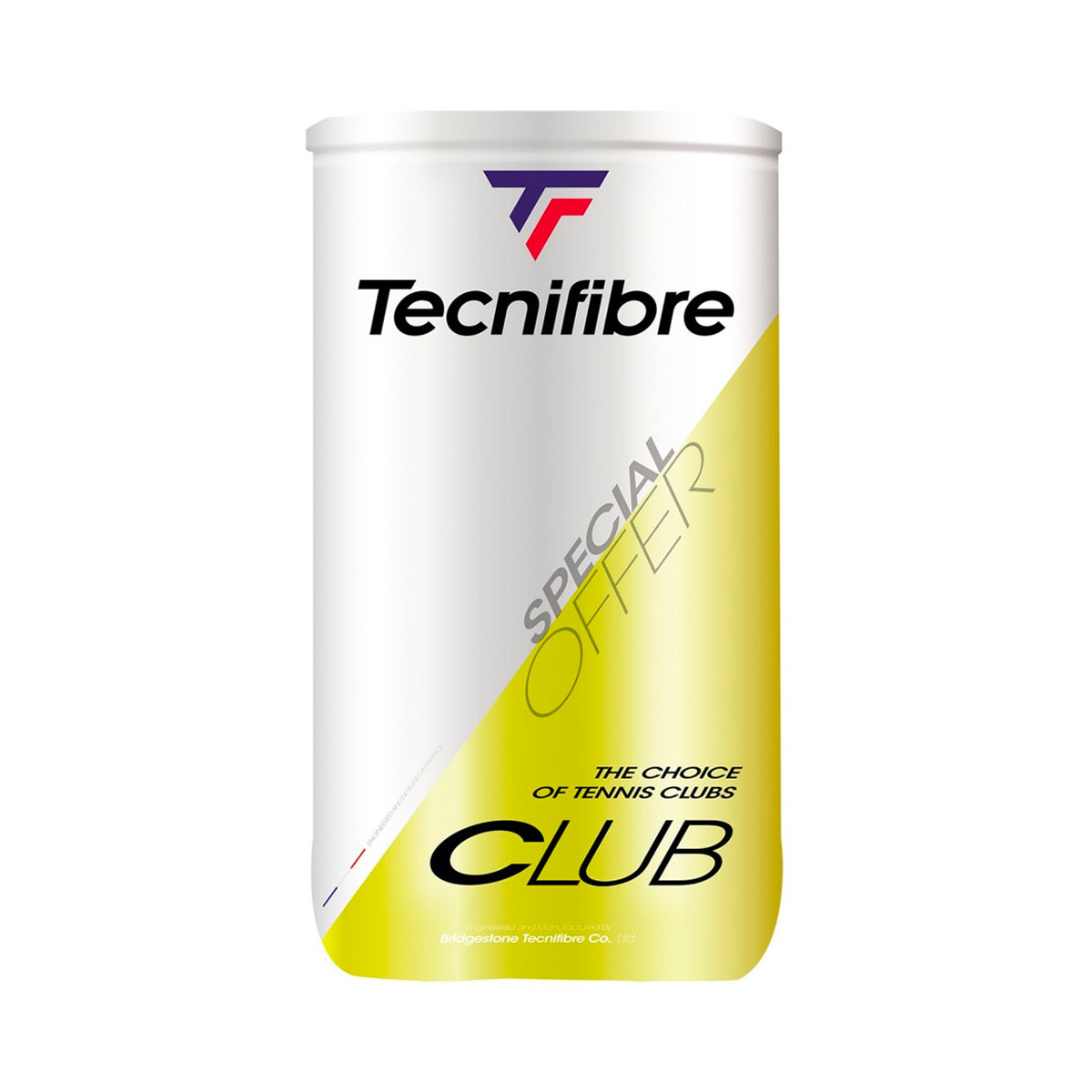 Tecnifibre Club bipack (2 x 4 Stuks Geel)