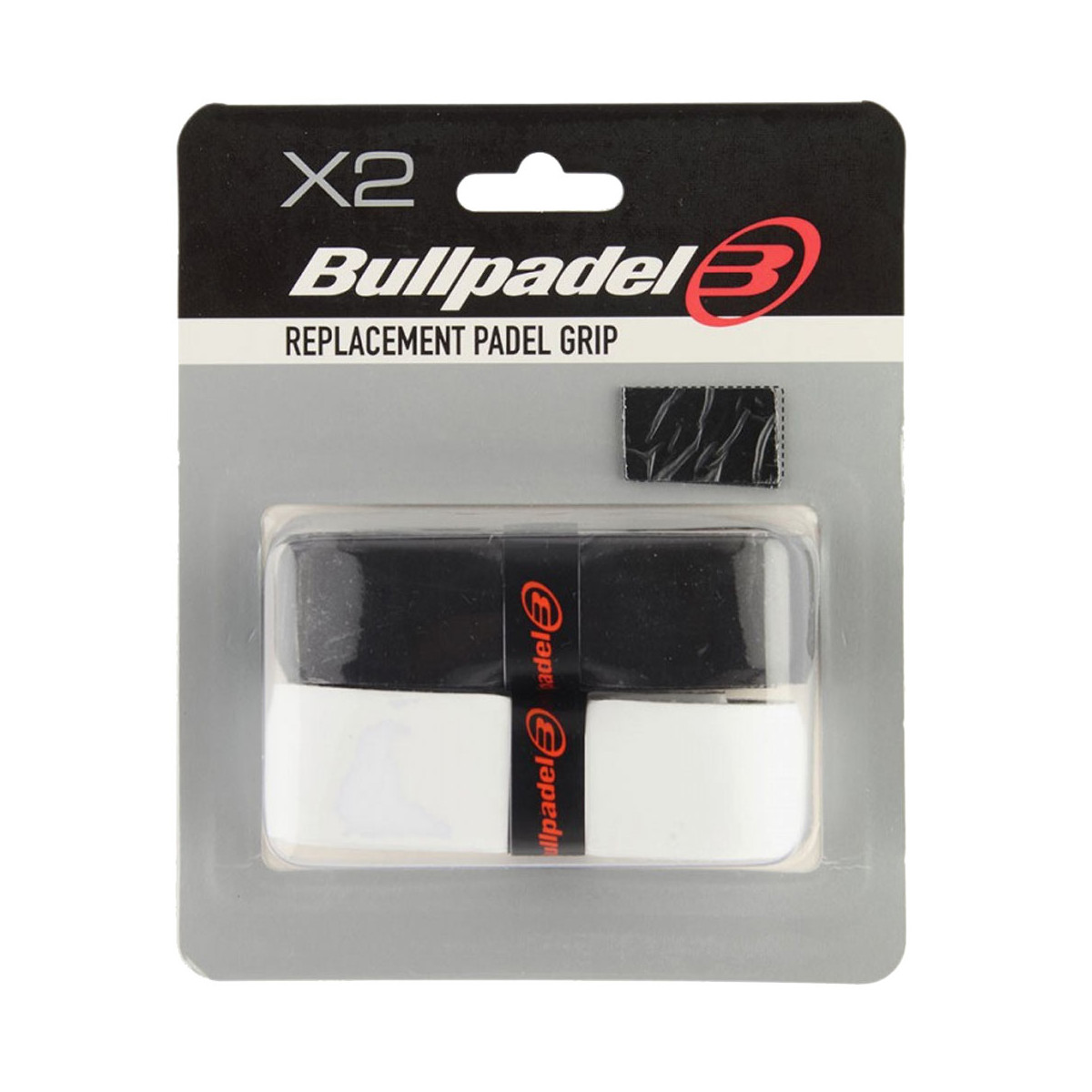 Bullpadel Zwart / Wit grips x2