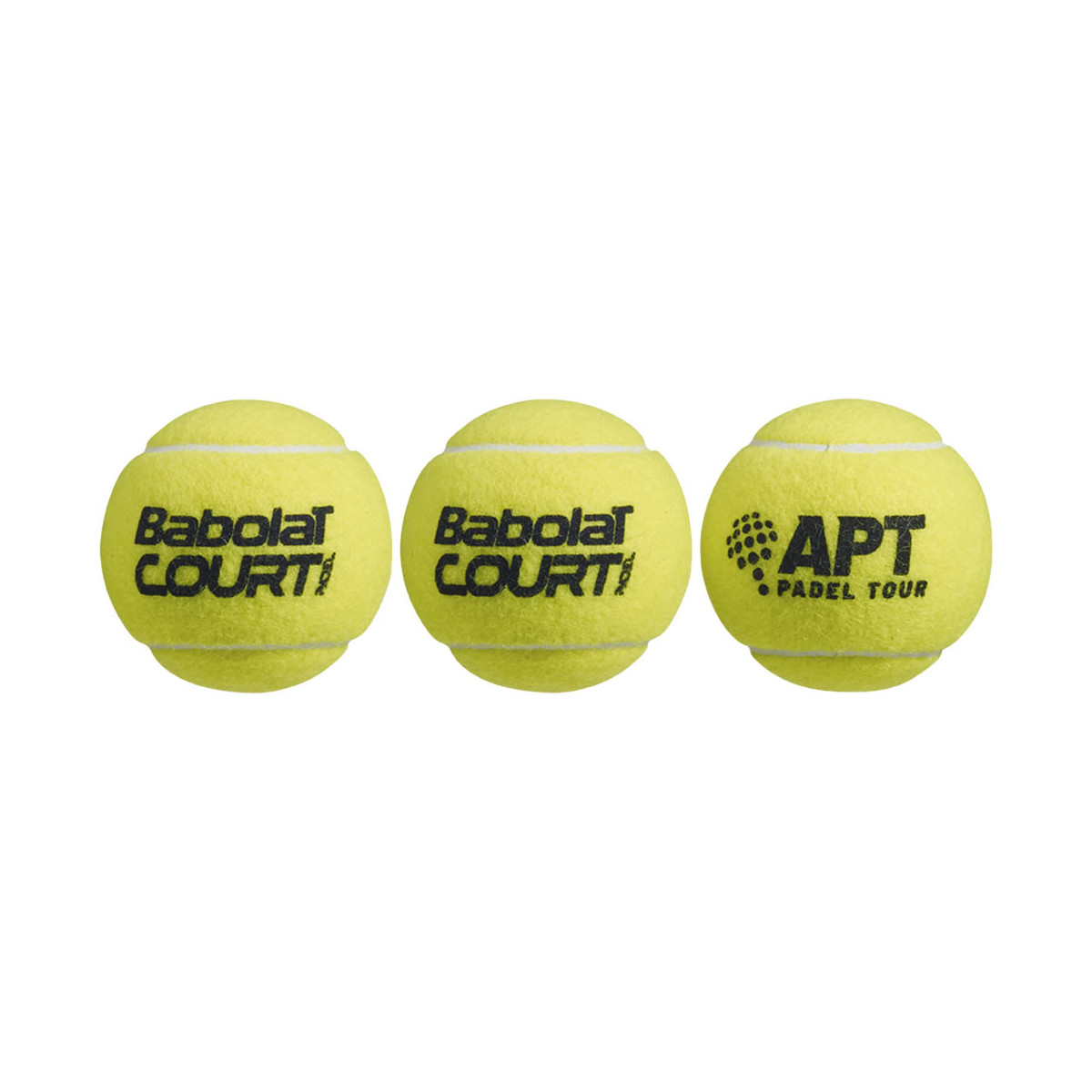 Babolat Padel+ 3 stuks geel