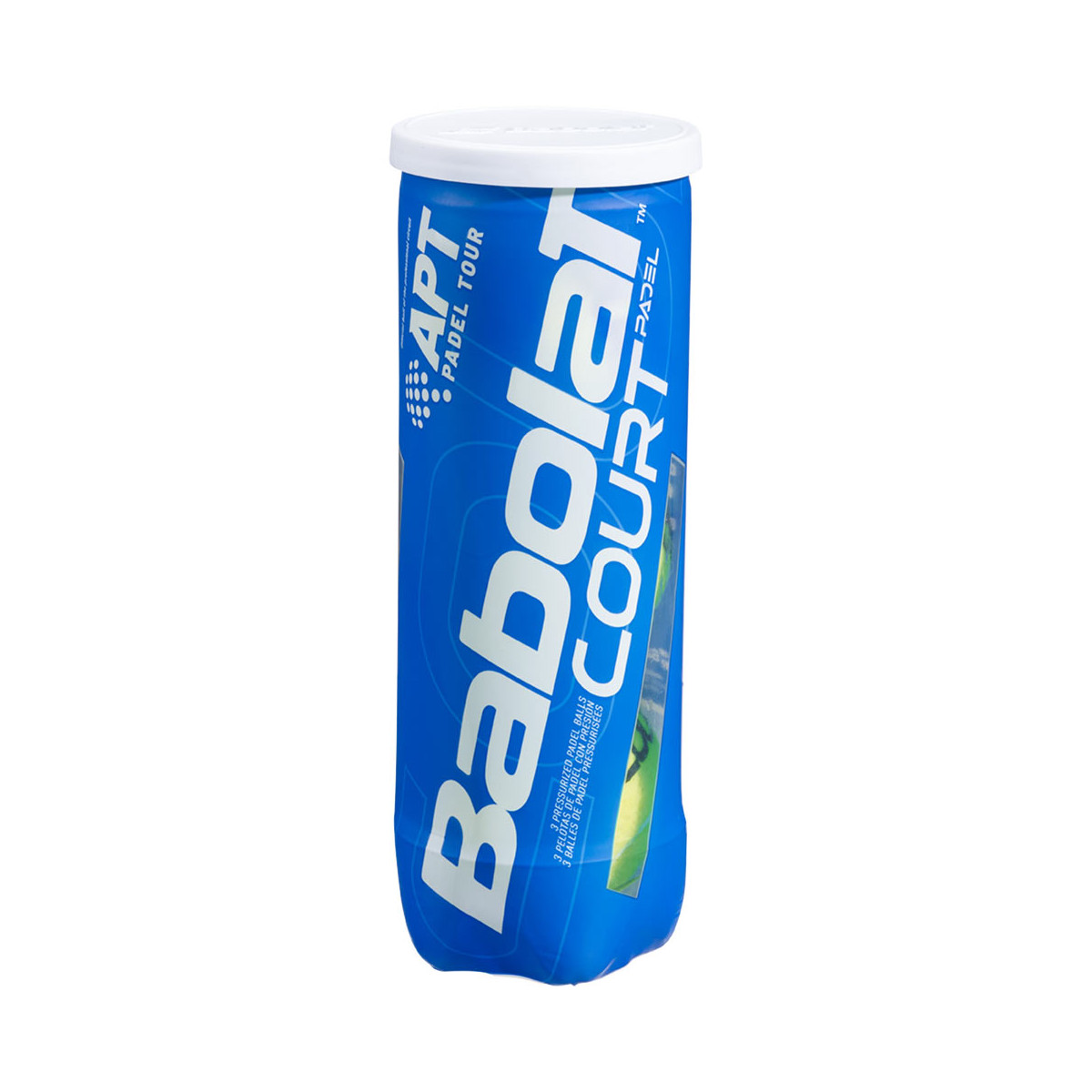 Doos 24 tubes van 3 Babolat Padel+ ballen