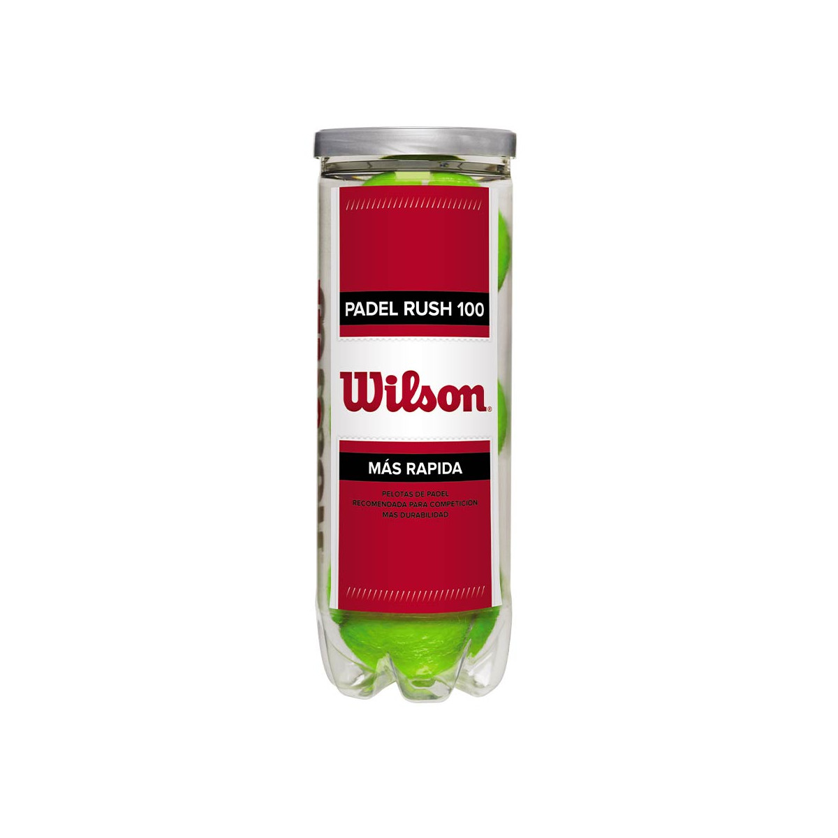 Wilson Padel Rush 100 stuks geel