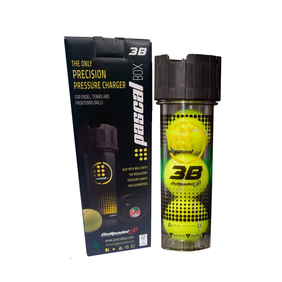 Bullpadel Pascal box 3 ballen