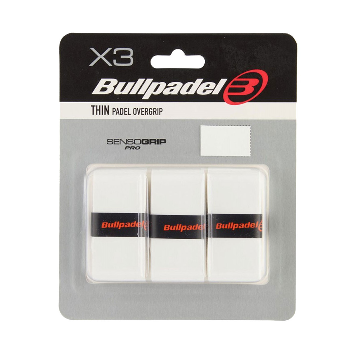 Bullpadel Comfort Wit x 3 overgrips