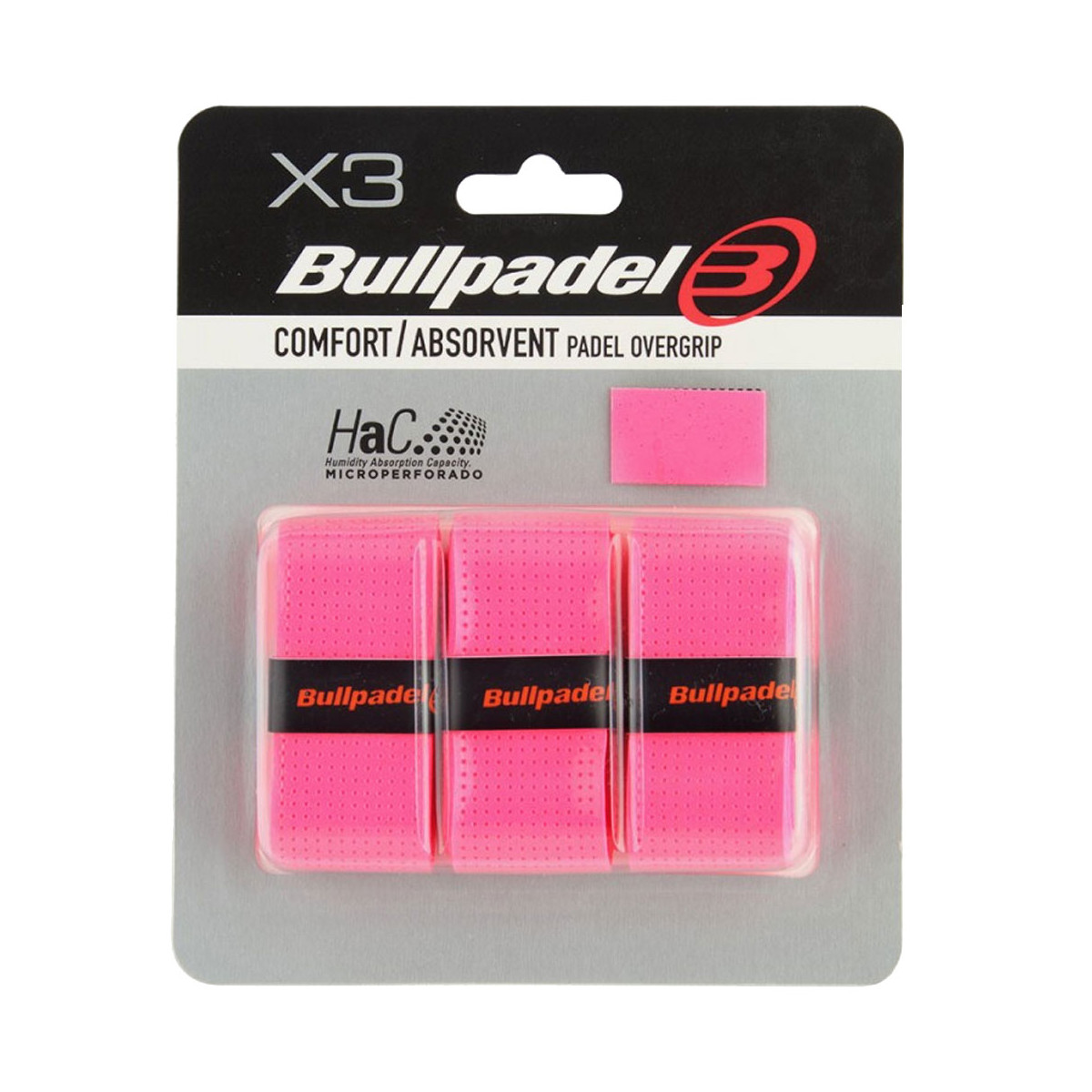 Bullpadel Sensogrip Microperforated Zwart x 3 overgrips