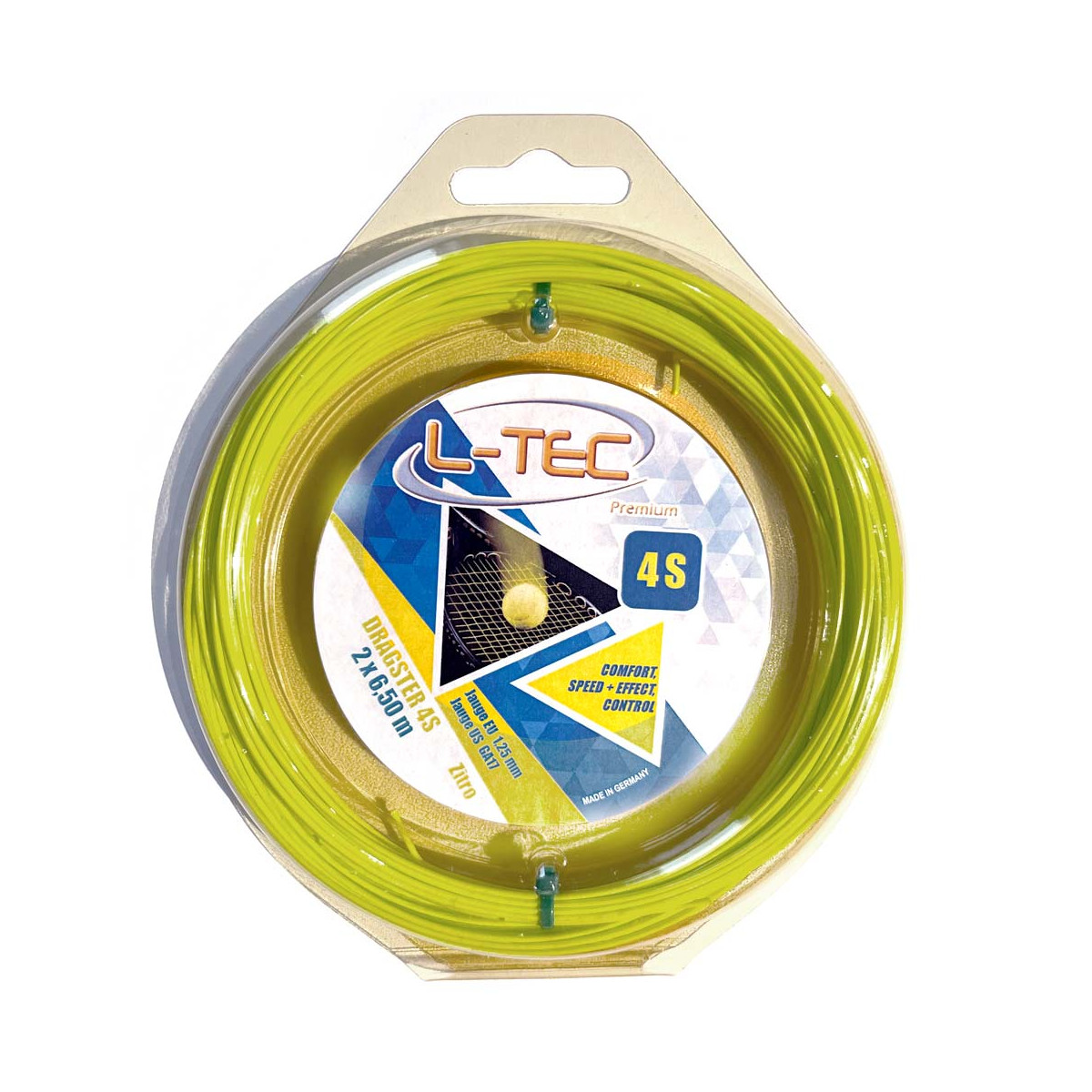 L-Tec 4S Silver 2x 6.40m Snaar