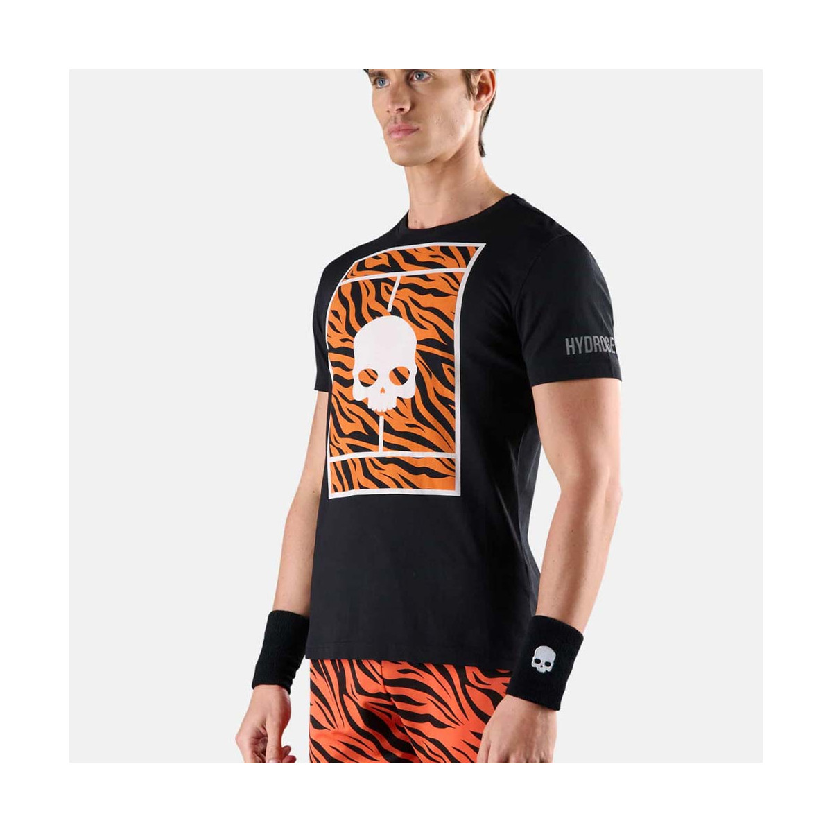 T-Shirt Hydrogen Graffiti Tee Black Tennis