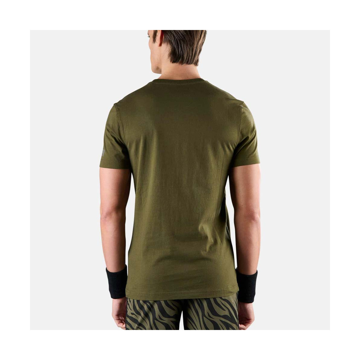 Hydrogen Tennis Court Zwart / Oranje T-shirt