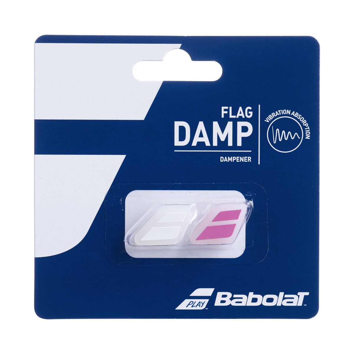 Babolat Flag Damp Demper White / Pink