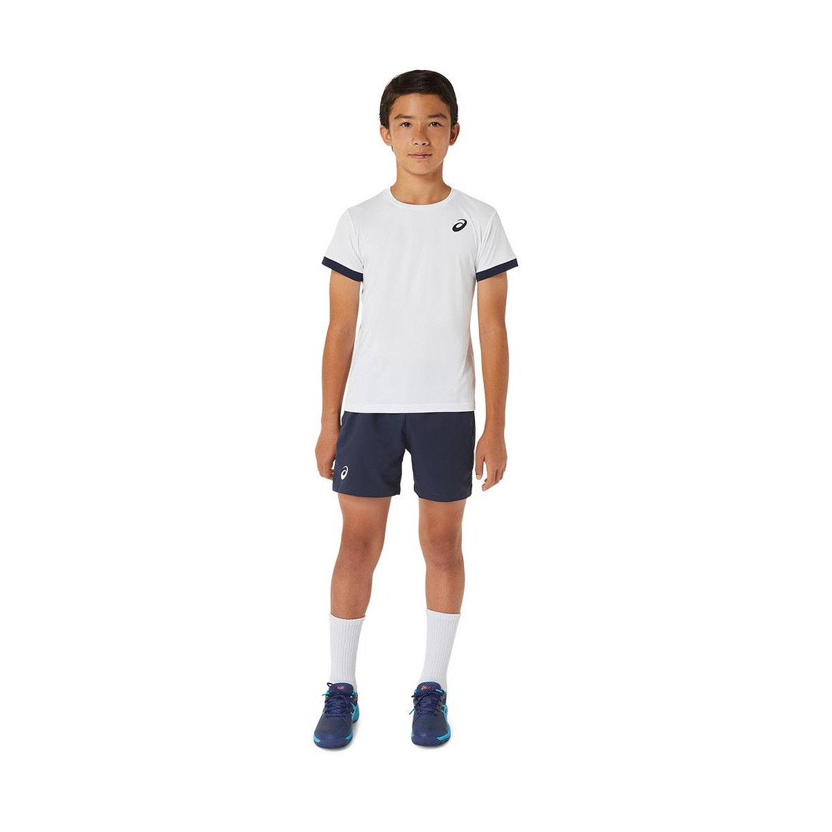 Asics Junior Navyblauw Short