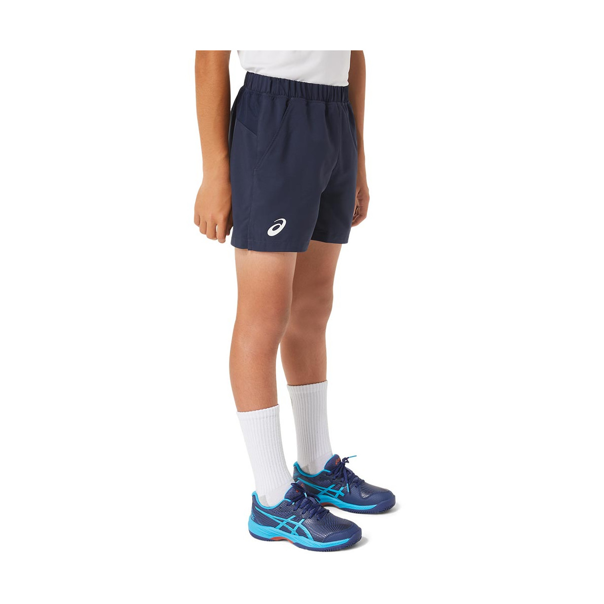 Asics Junior Navyblauw Short