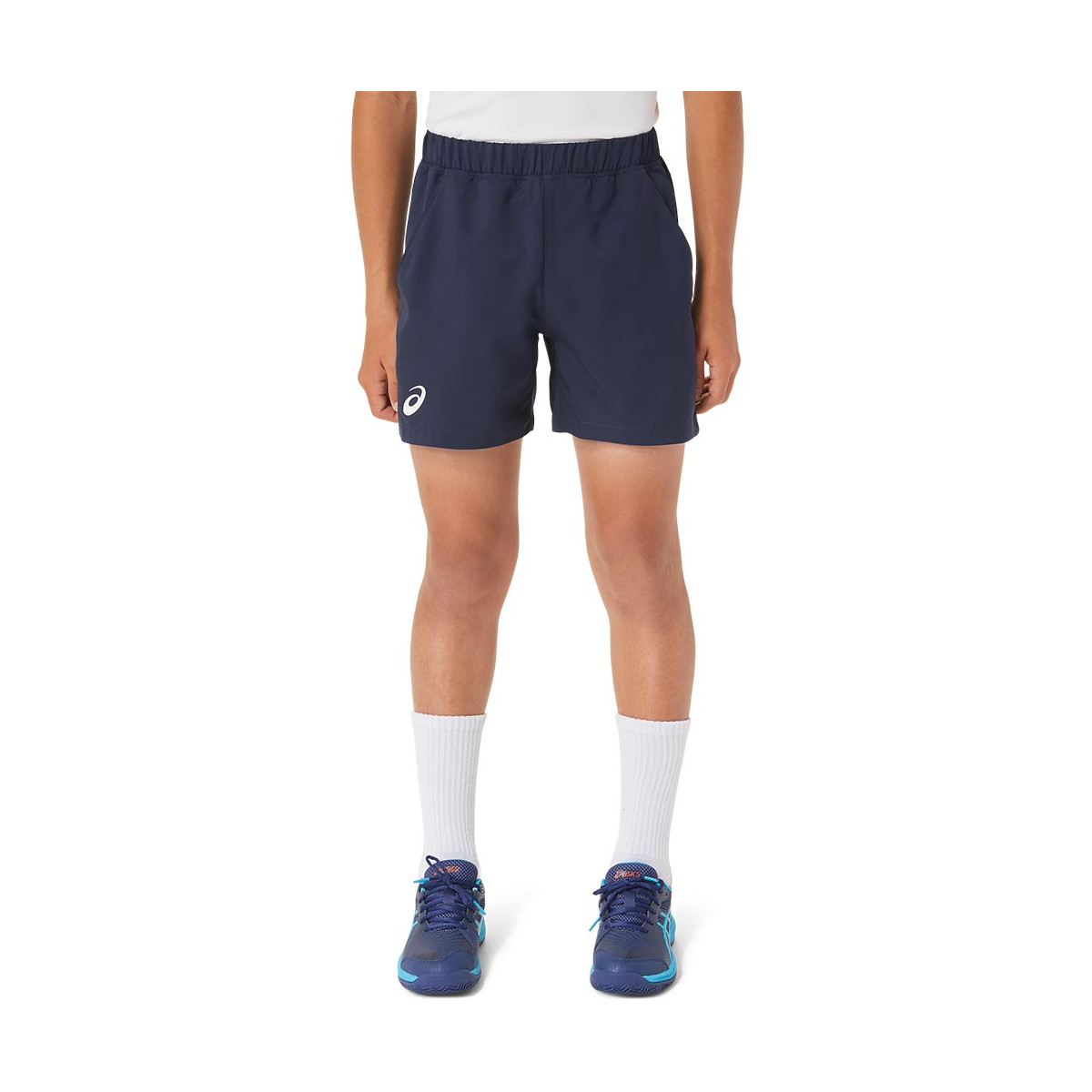 Asics Junior Navyblauw Short
