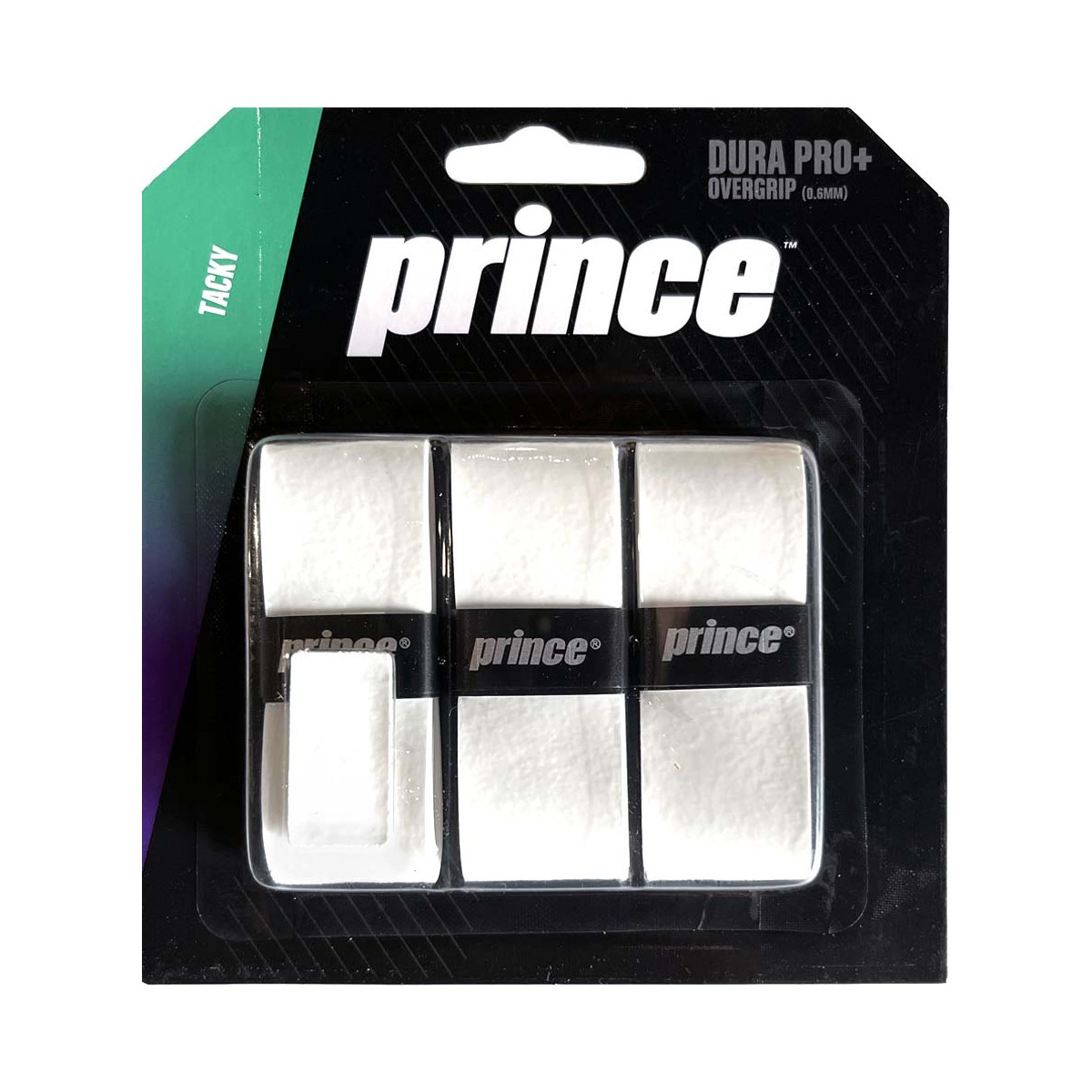 Prince Dura Pro+ Wit x 3 overgrips