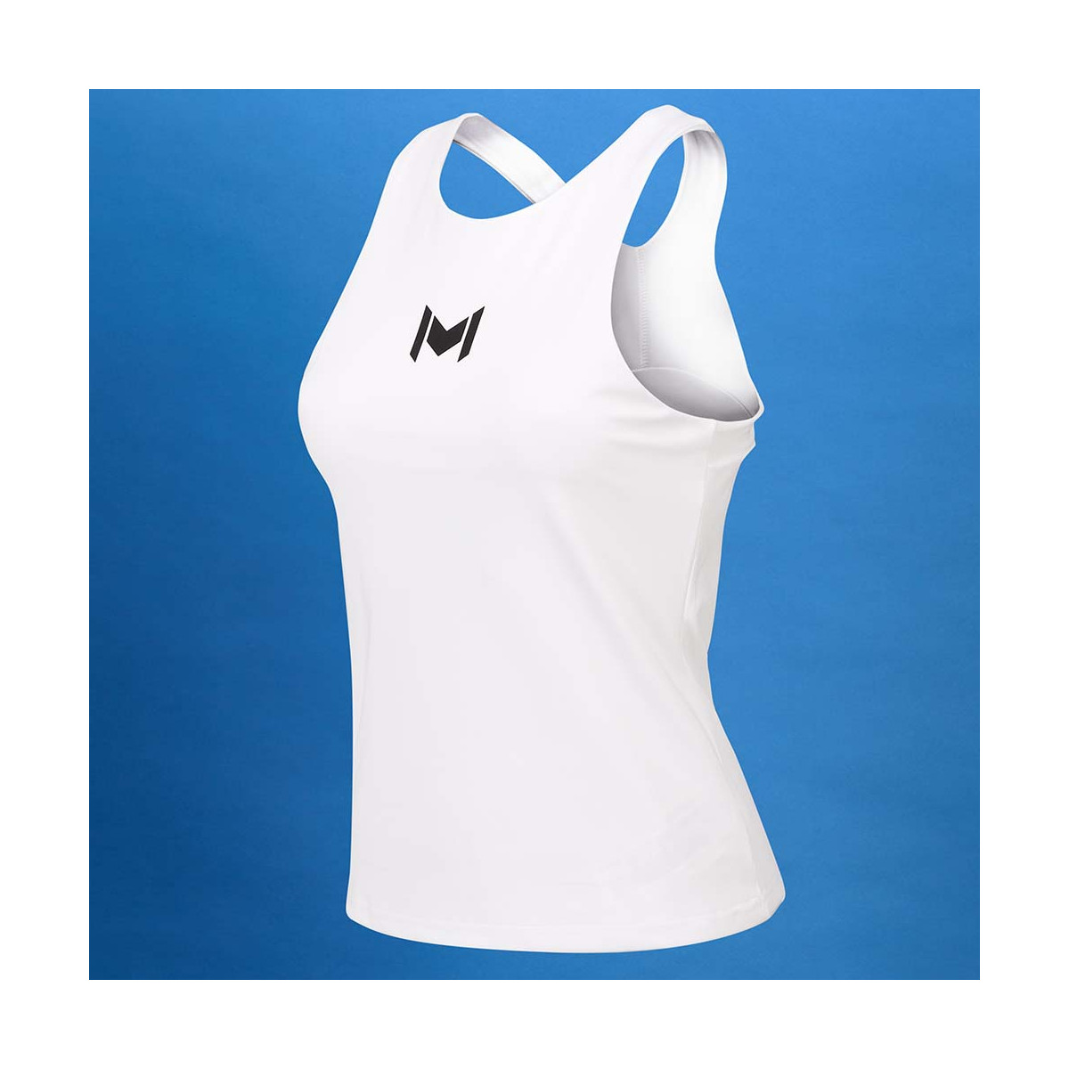 Le Coq Sportif Tanktop Yannick Noah Paris Wit/Geel