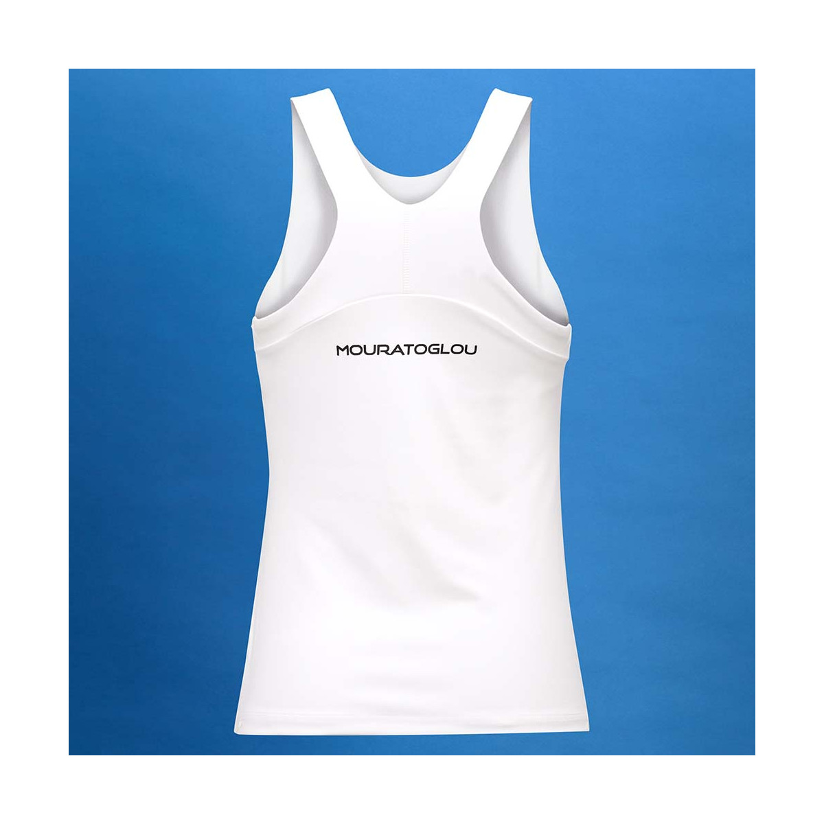 Le Coq Sportif Tanktop Yannick Noah Paris Wit/Geel