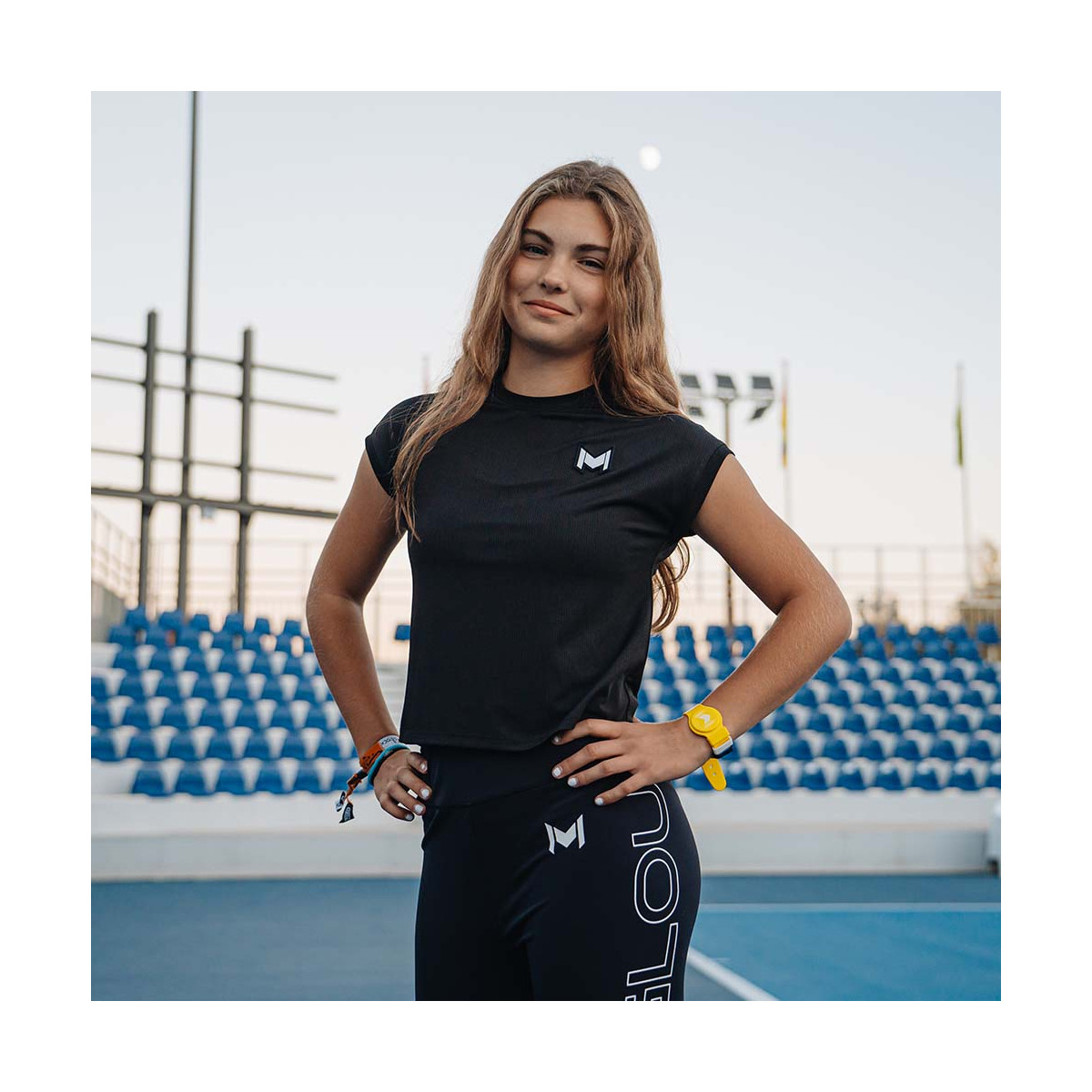 Mouratoglou Wedstrijd Meisje T-shirt Wit