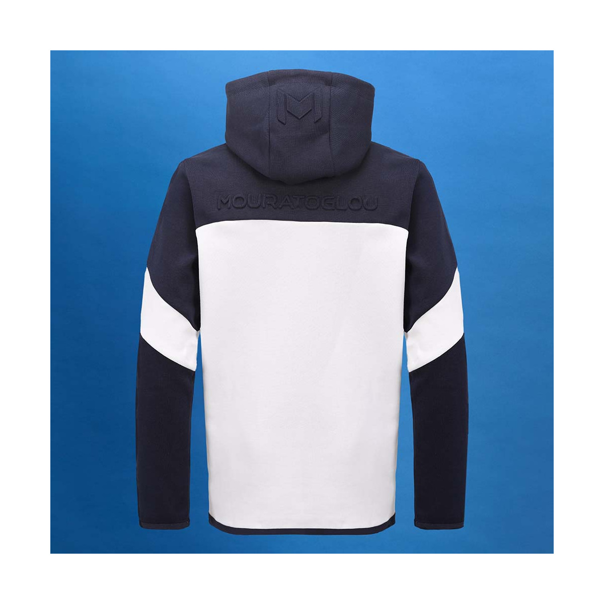 Mouratoglou hooded Jas marineblauw