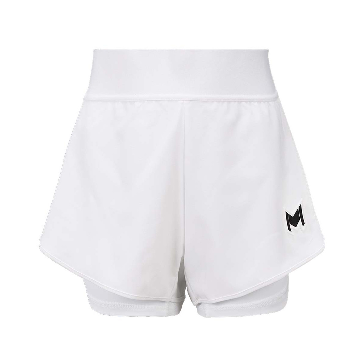 Mouratoglou Match Dames Shorts Wit