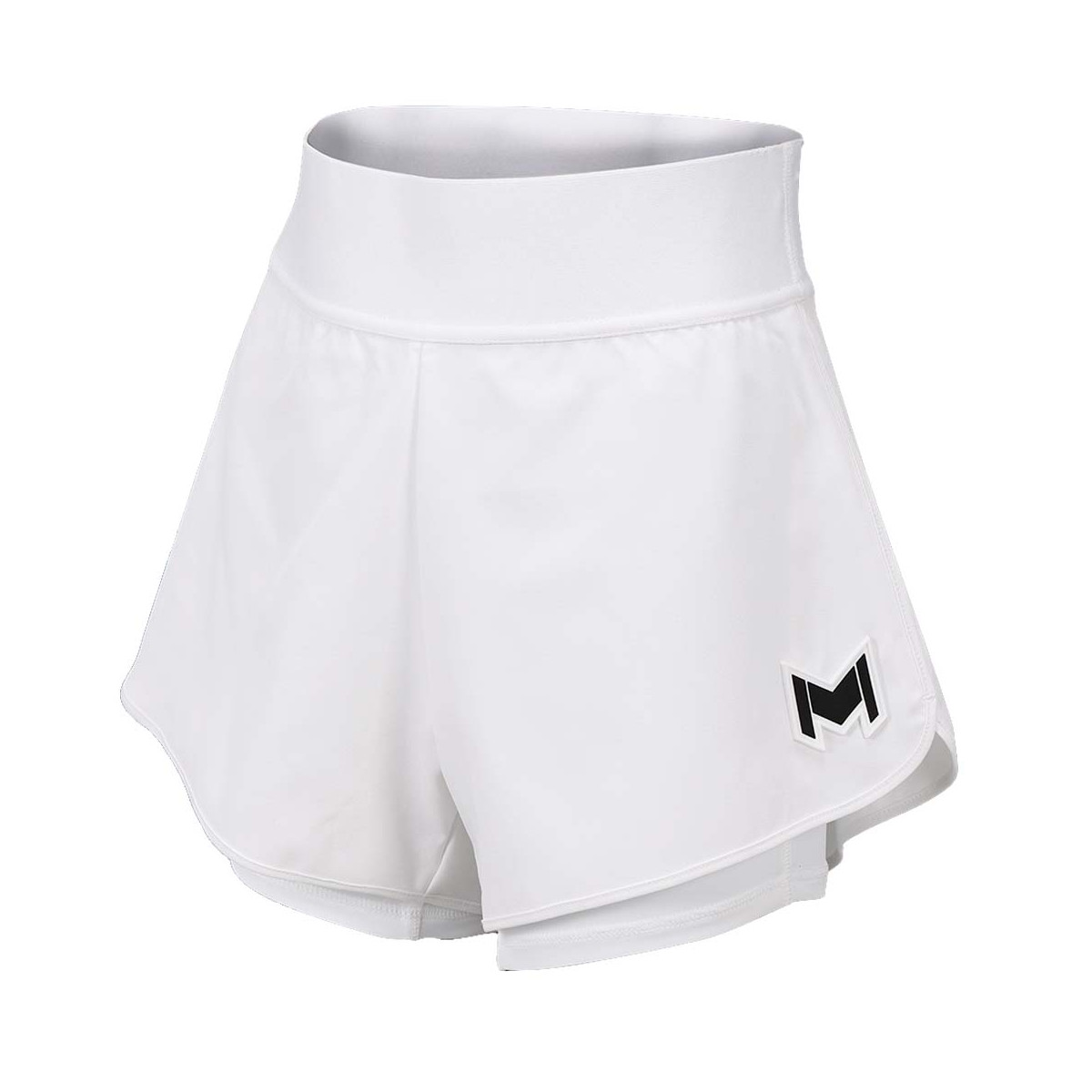 Mouratoglou Match Dames Shorts Wit
