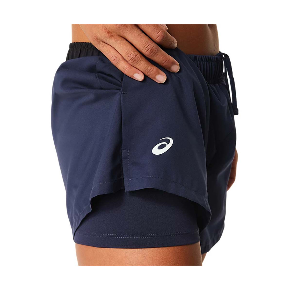 Asics Court Shorts Dames Marineblauw