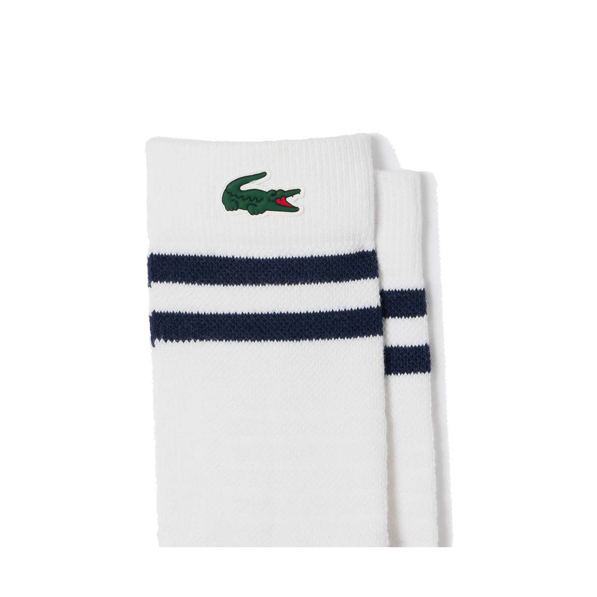 Lacoste Sport Jersey Wit/Blauw sokken
