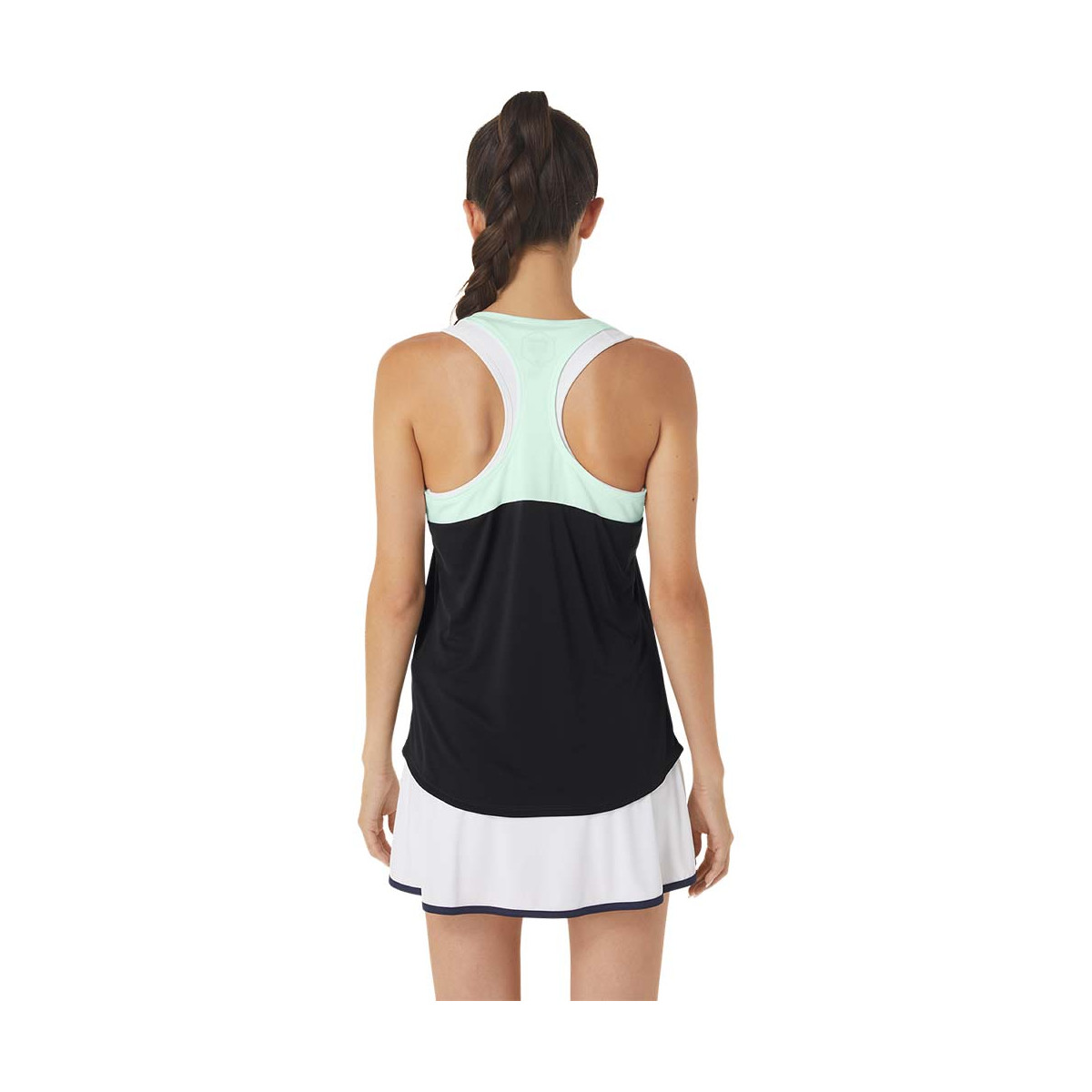 Asics Match Tanktop Wit/Blauw
