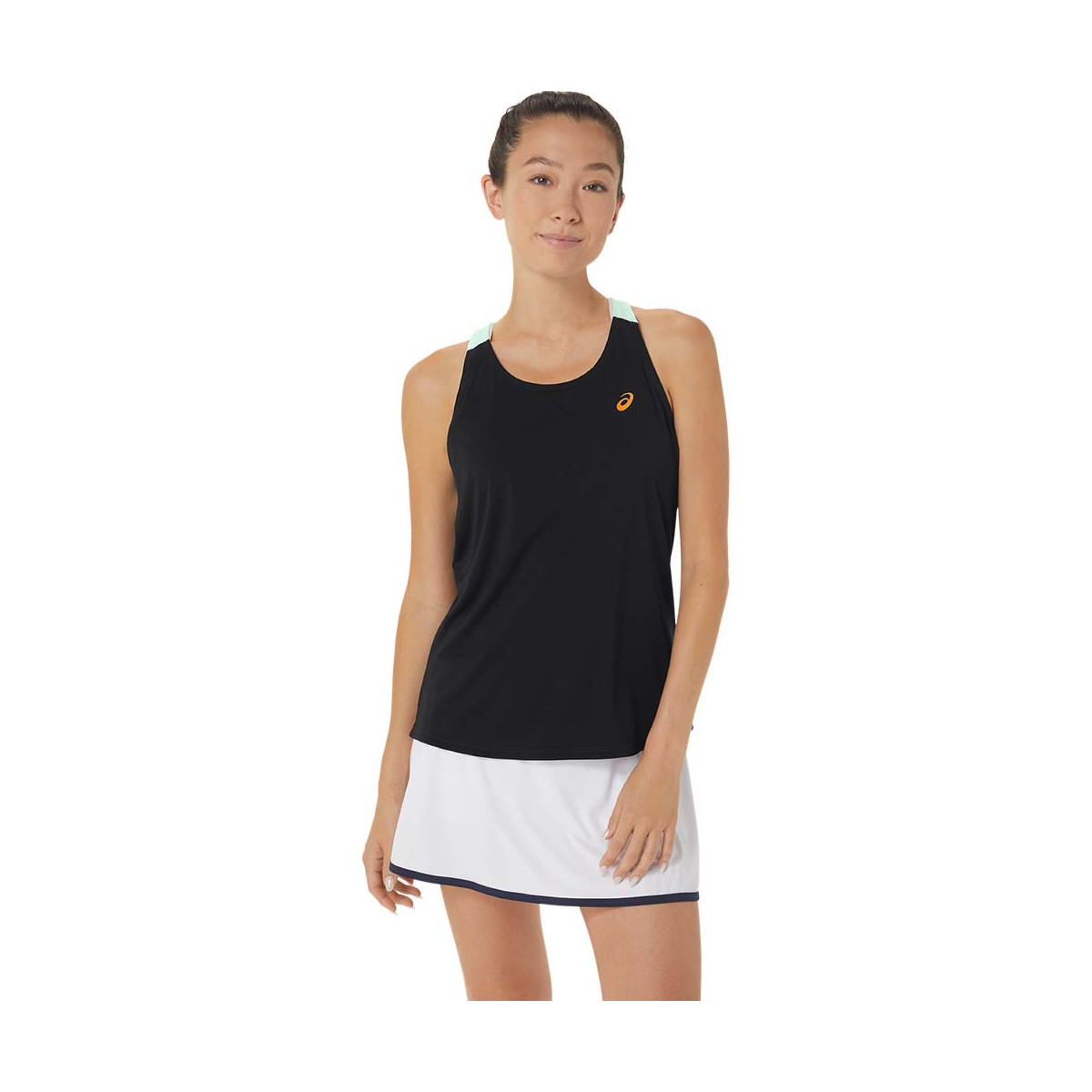Asics Match Tanktop Wit/Blauw