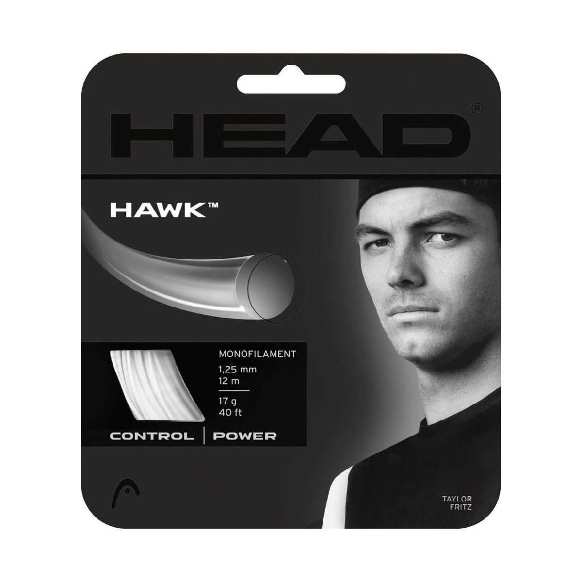 Head Hawk wit 12m snaar
