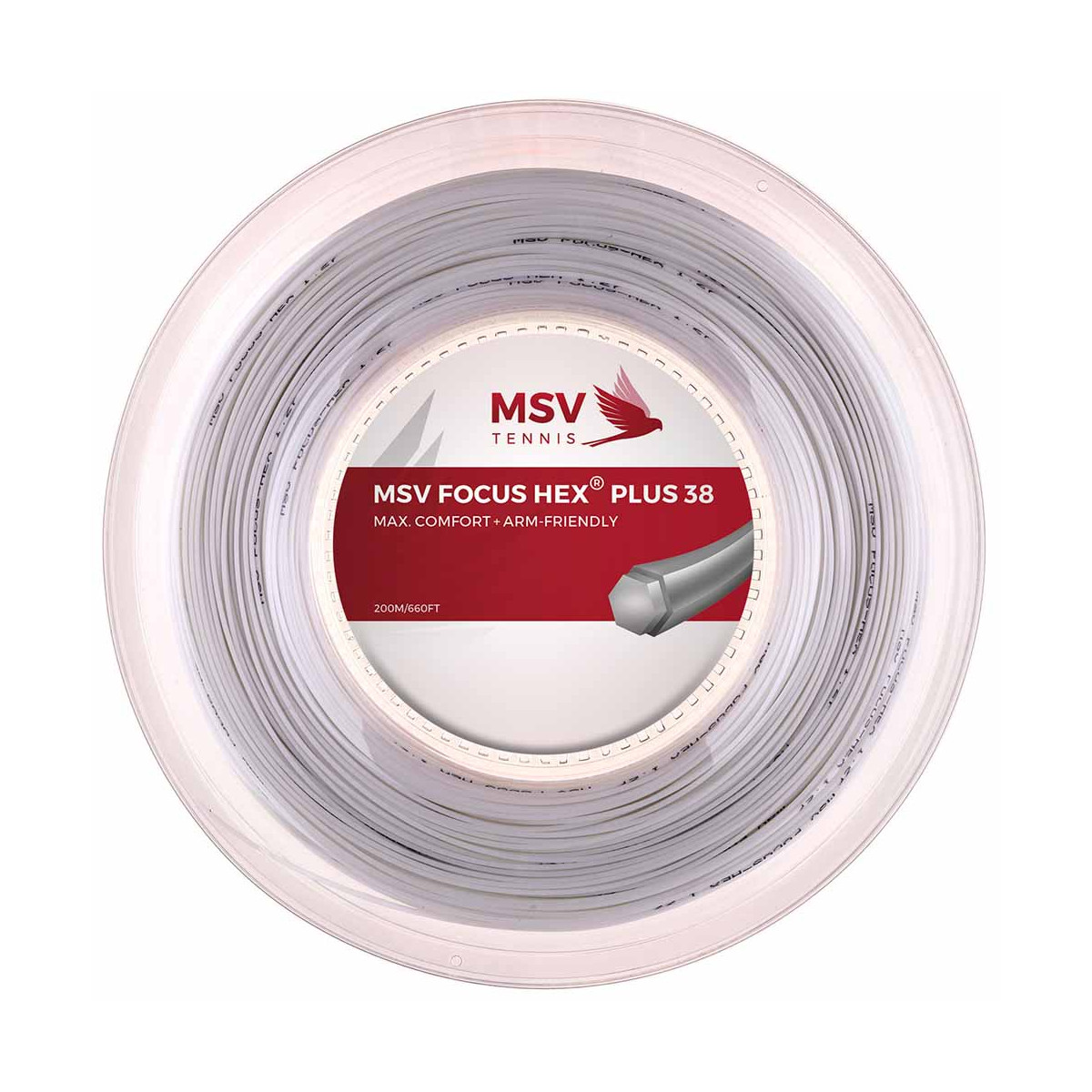 MSV Focus Hex Plus 38 Wit 200m Rol