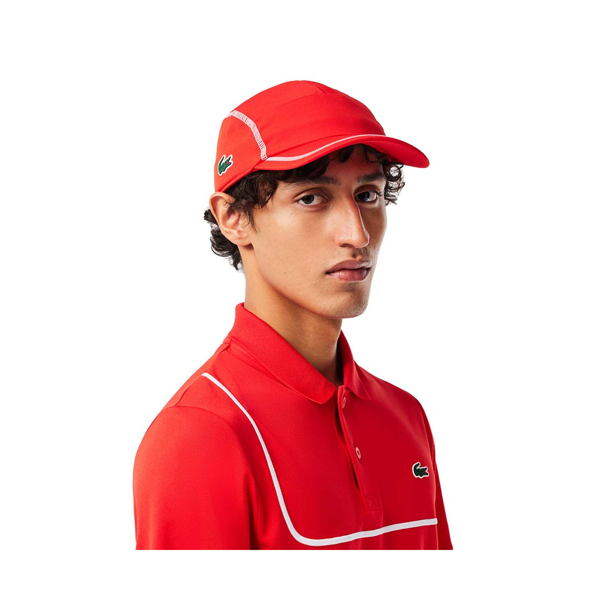 Lacoste Color-Block-pet groen / beige