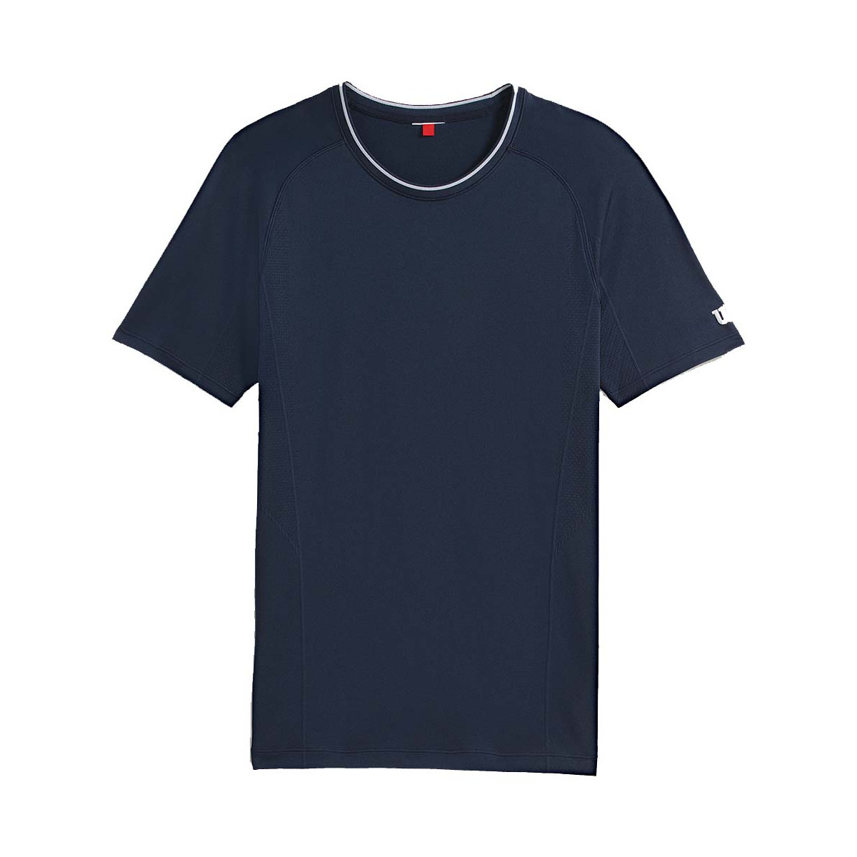 Wilson Team Seamless Crew T-shirt Zwart