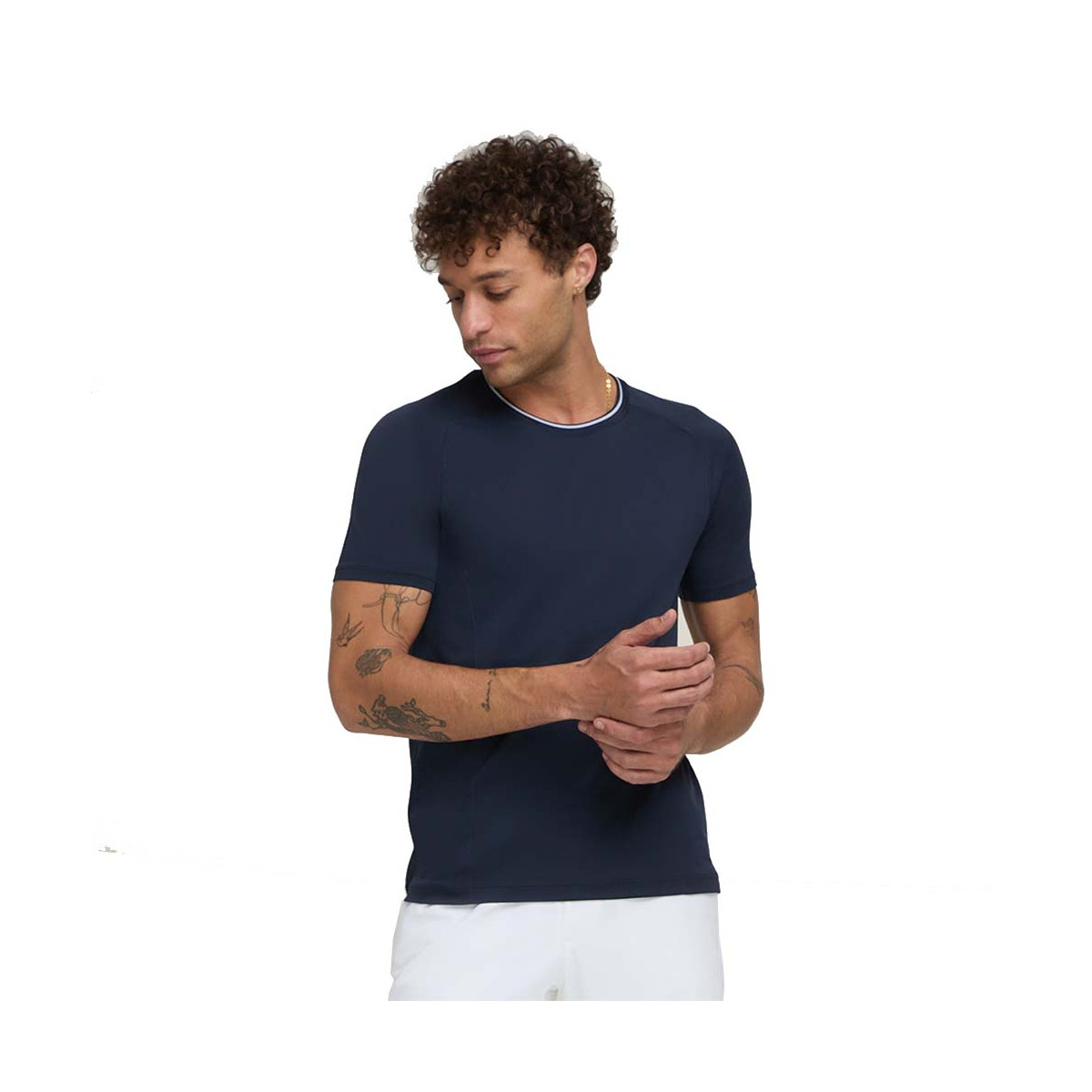 Wilson Team Seamless Crew T-shirt Zwart