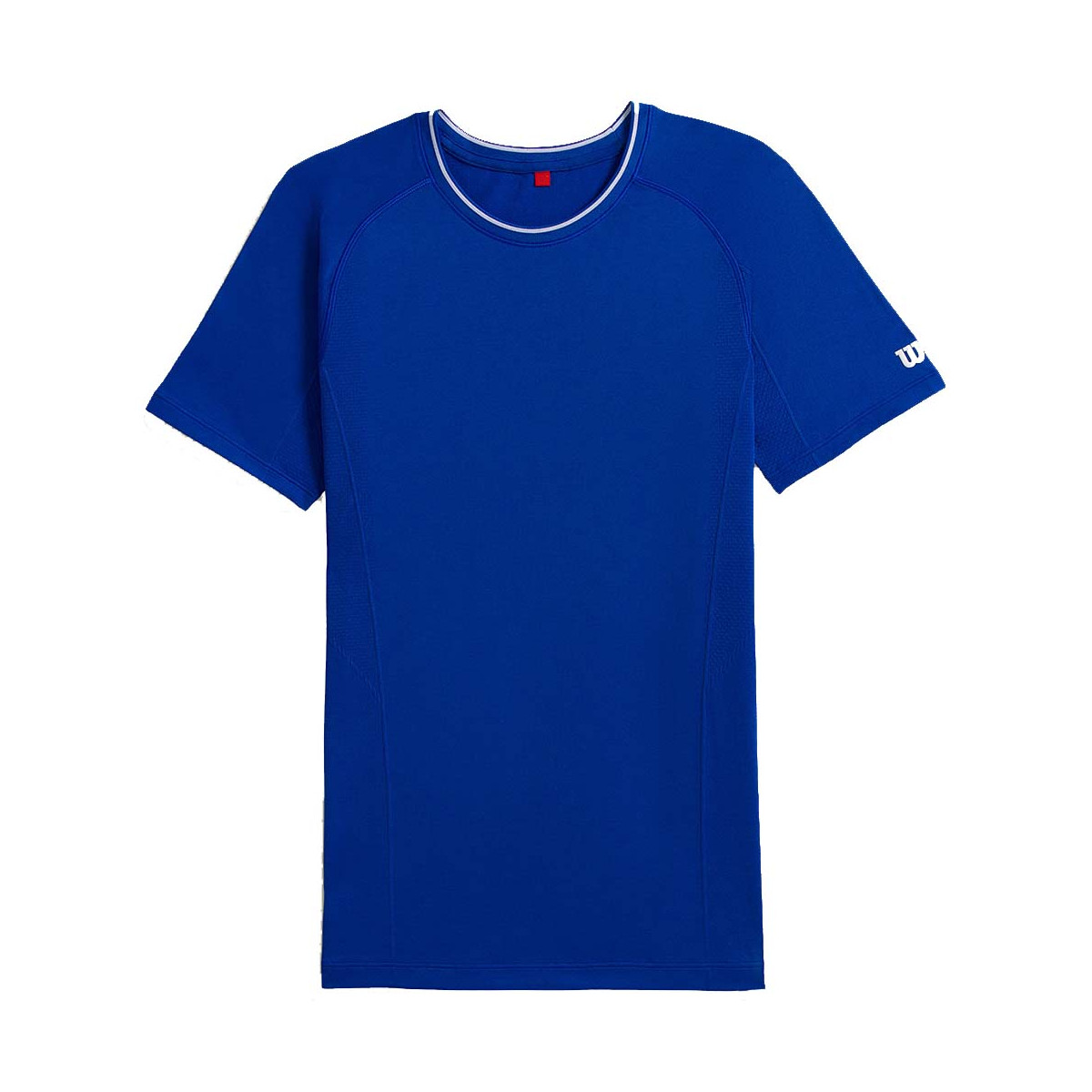 Wilson Team Seamless Crew T-shirt Zwart