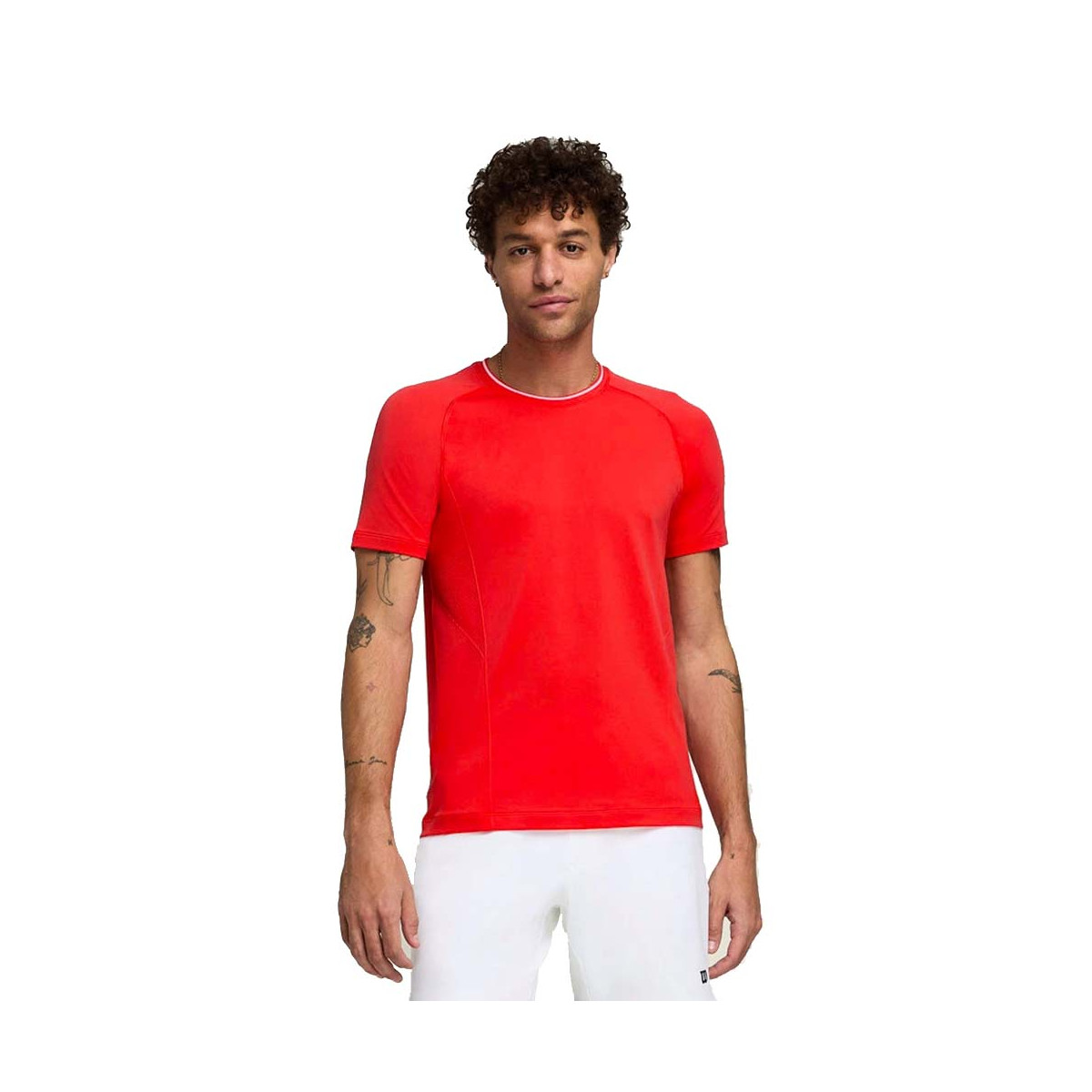 Wilson Team Seamless Crew T-shirt Groen