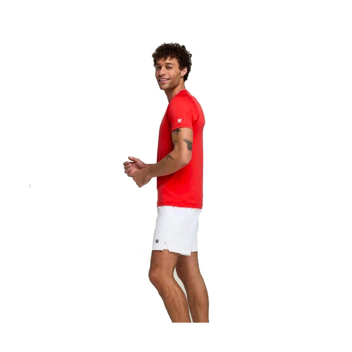 Wilson Team Seamless Crew T-shirt Groen