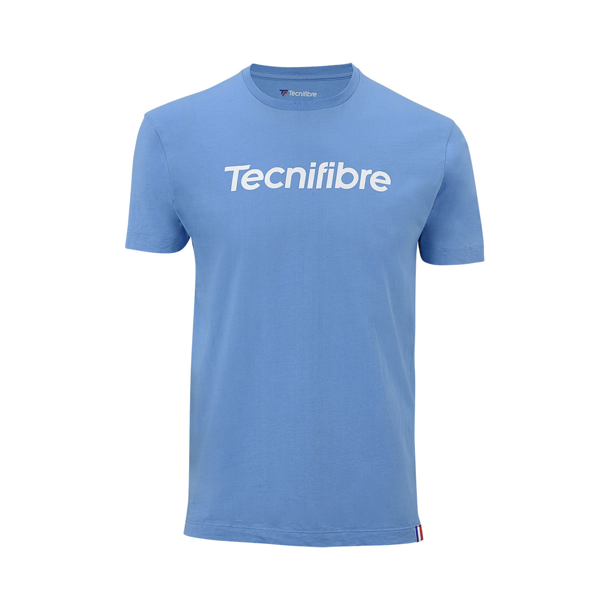 Tecnifibre Team Cotton Azurblauw T-Shirt