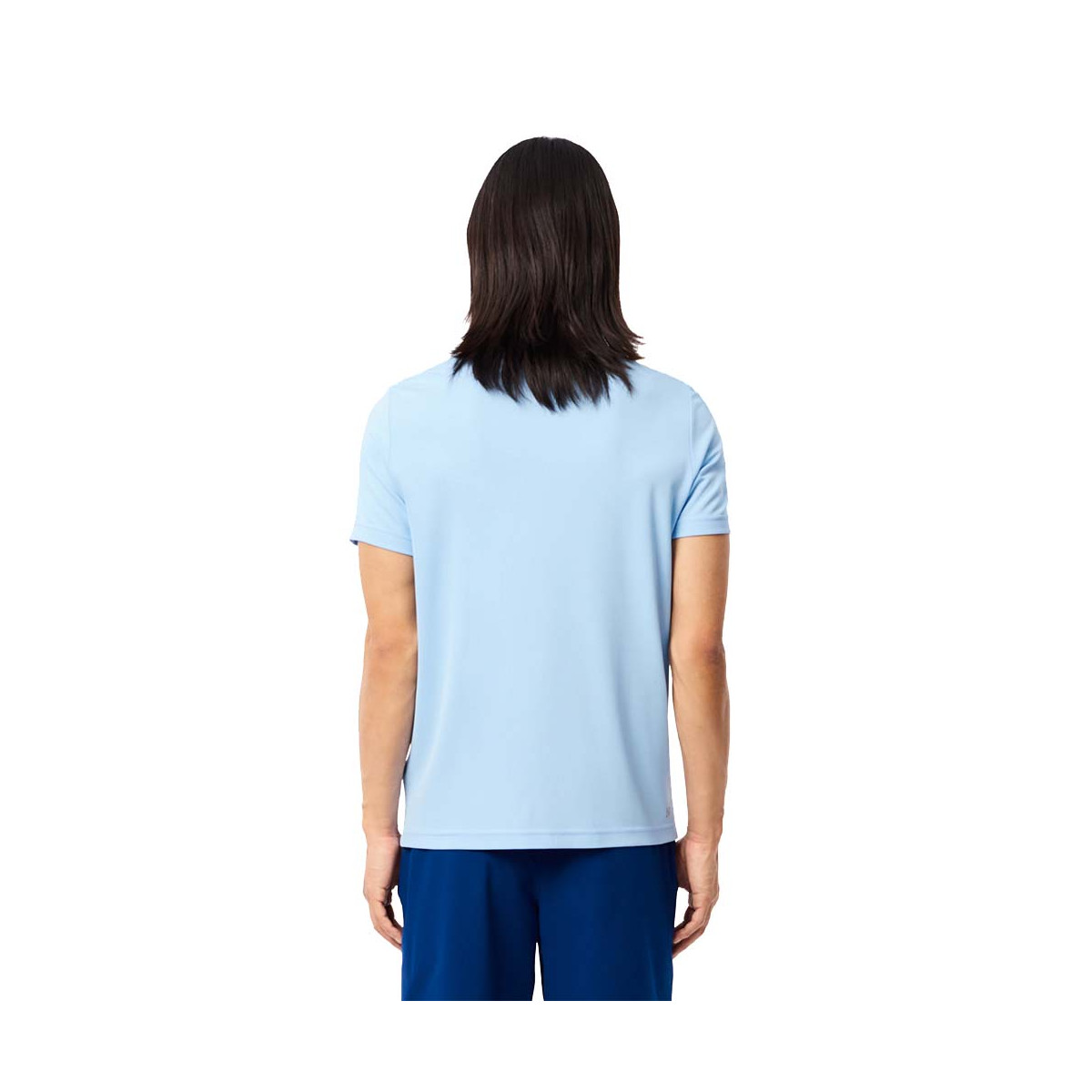 Polo Lacoste Tennis Novak Djokovic Fan LichtBlauw Polo