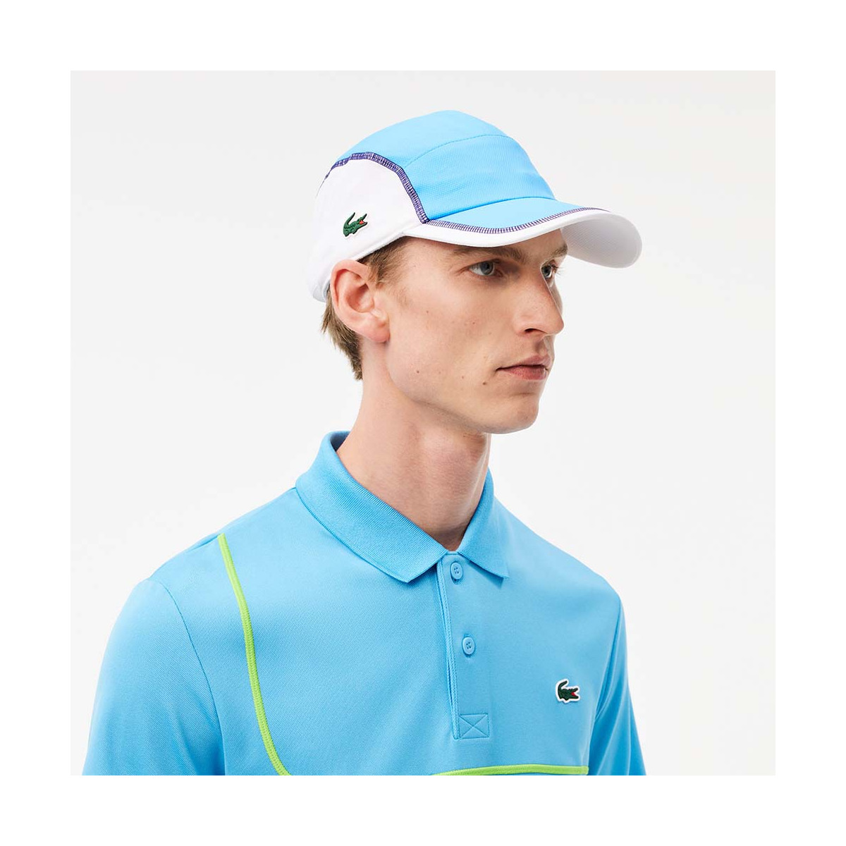 Lacoste Color-Block-pet Blauw / wit