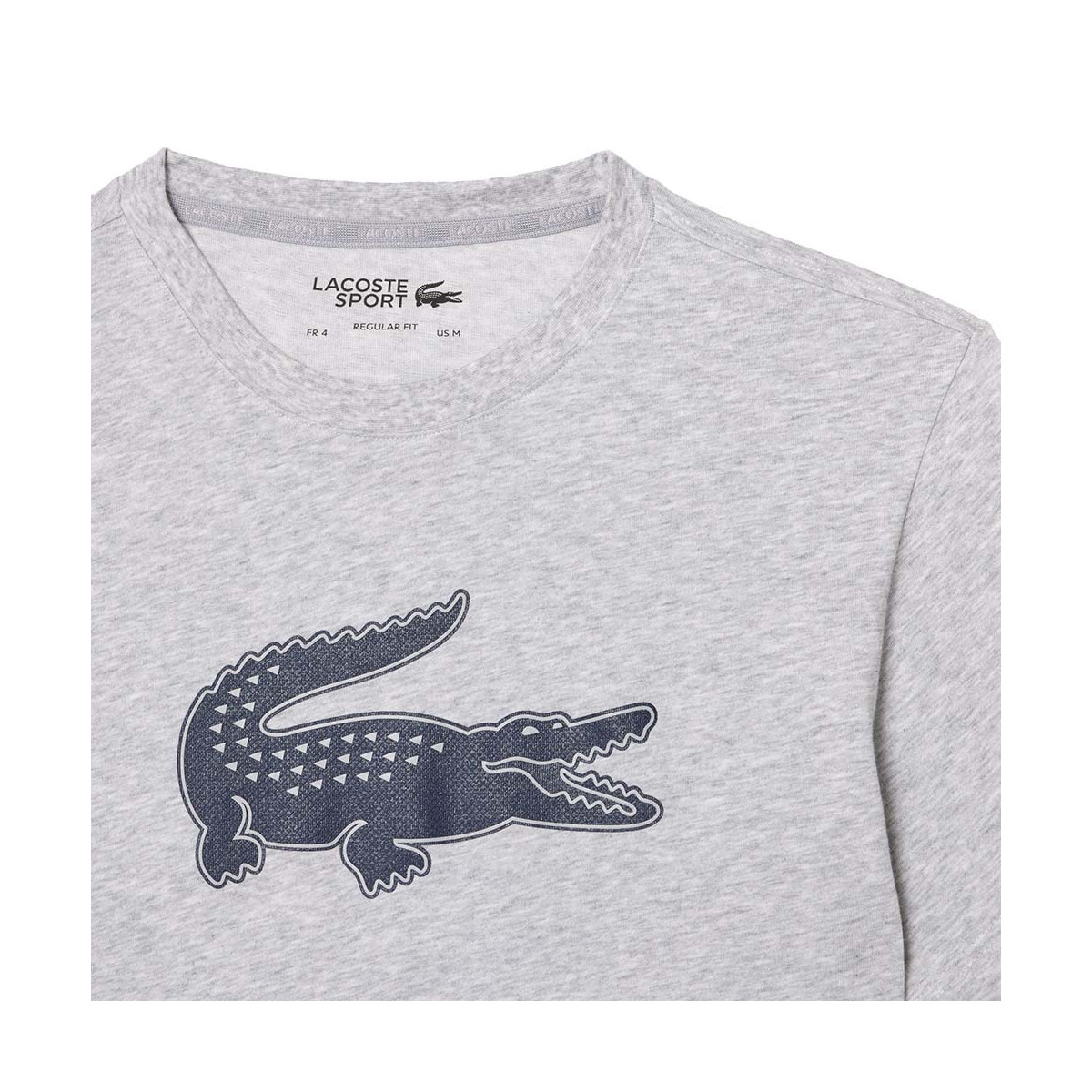 Lacoste Sport-T-shirt Grijs
