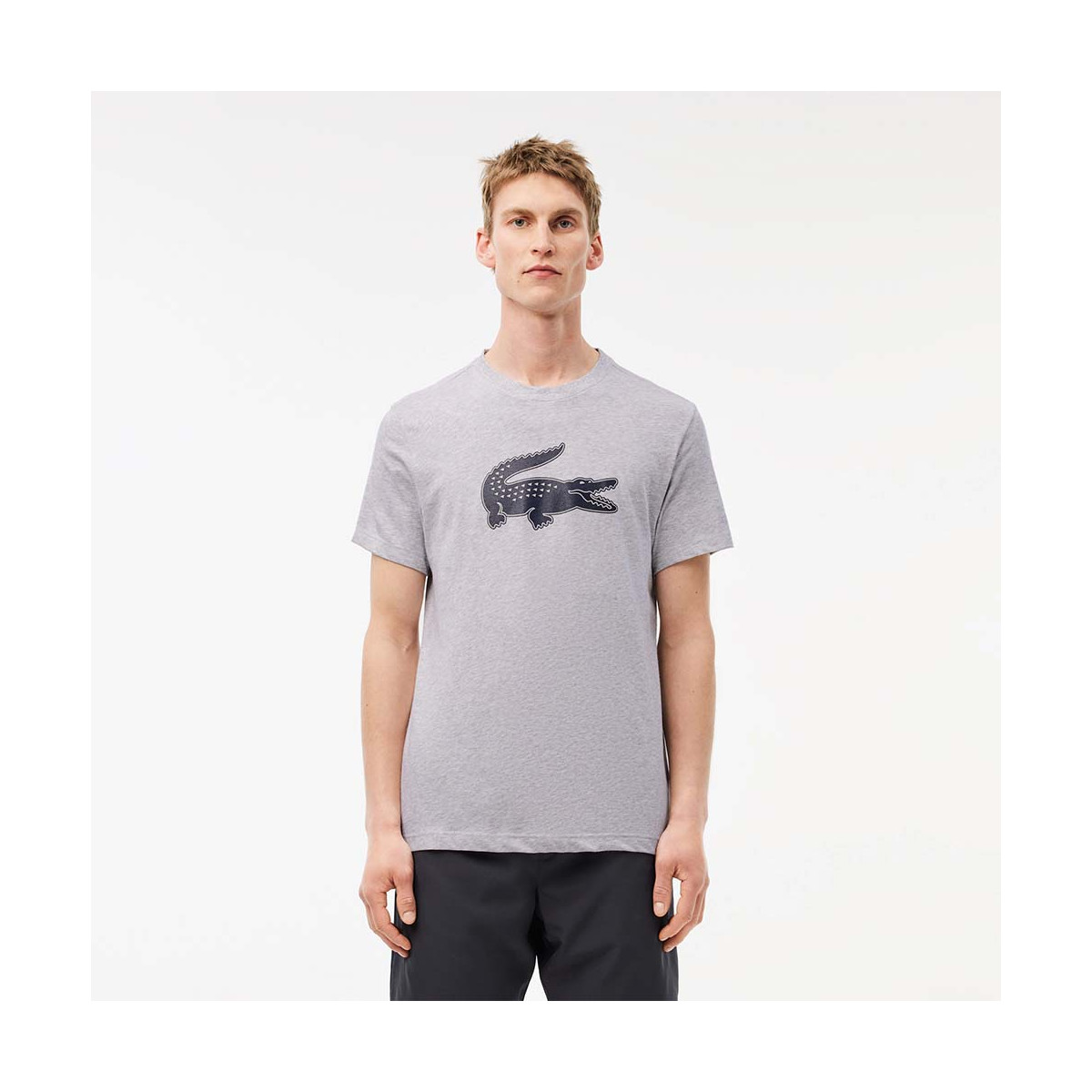 Lacoste Sport-T-shirt Grijs