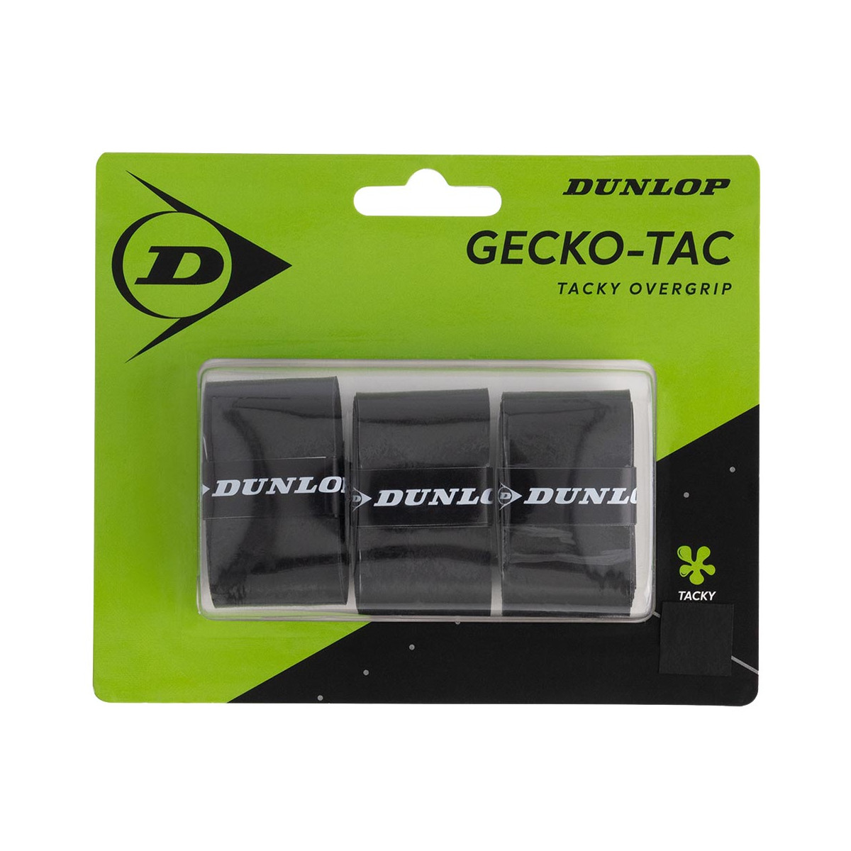 Dunlop Gecko Tac Overgrips Zwart x 3