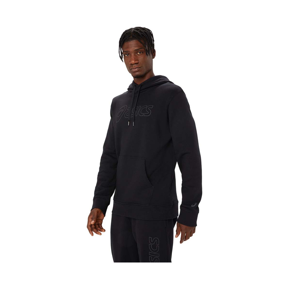 Asics Logo Hoodie Marineblauw