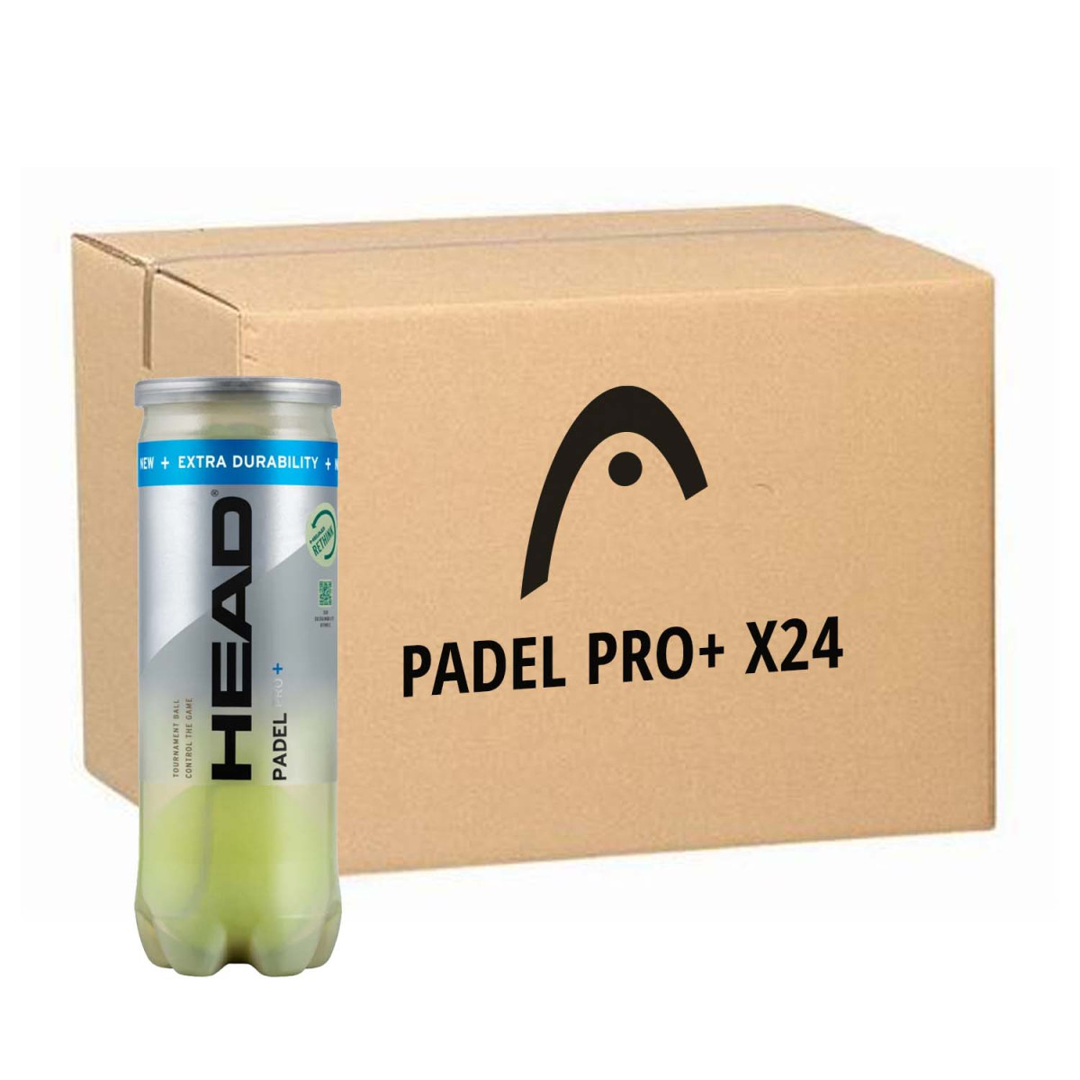 Head Padel Pro+ 3 stuks geel