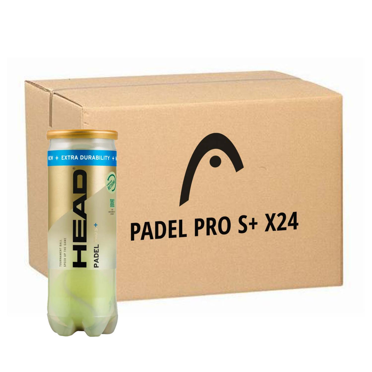 Head Padel Pro S+ 3 stuks geel
