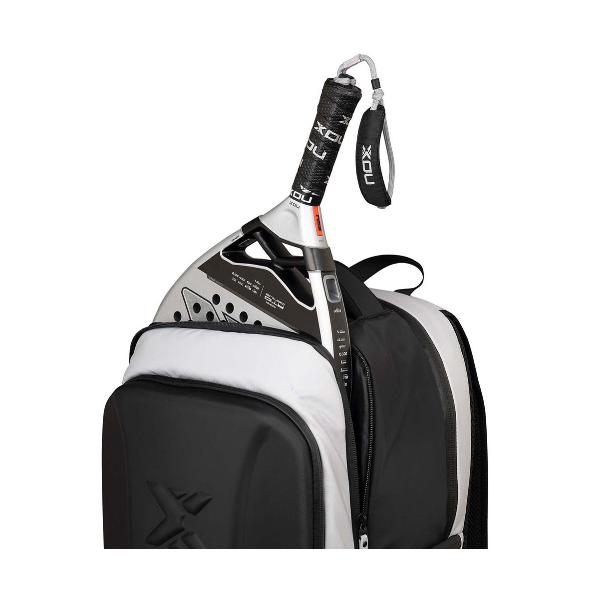 Nox Luxury Open Series Zwart / Rood rugzak