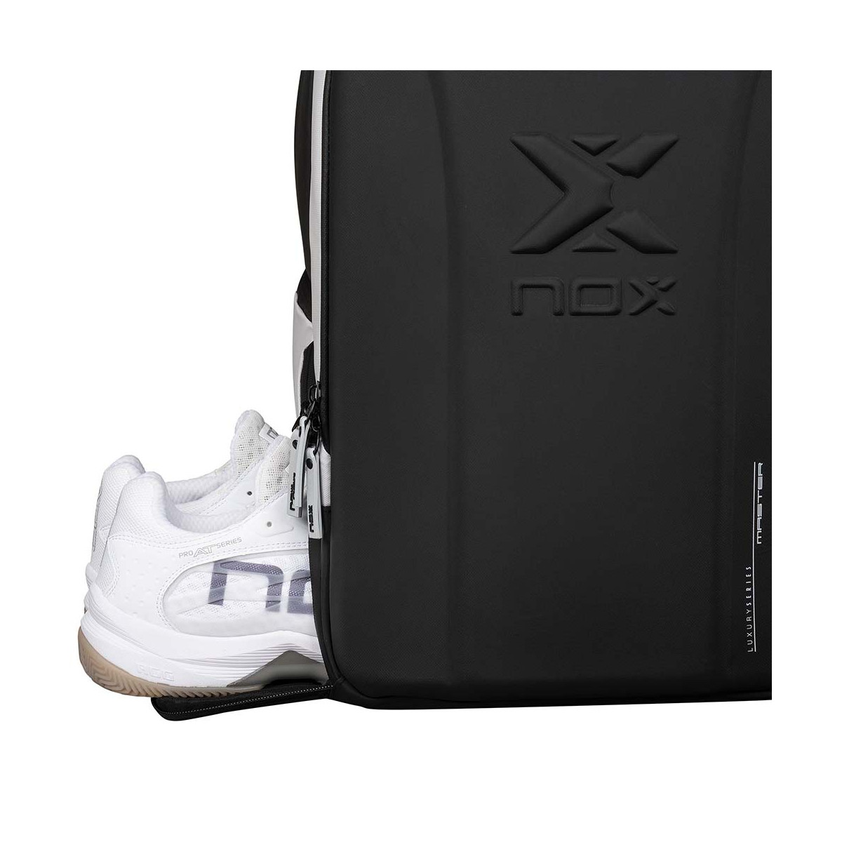 Nox Luxury Open Series Zwart / Rood rugzak