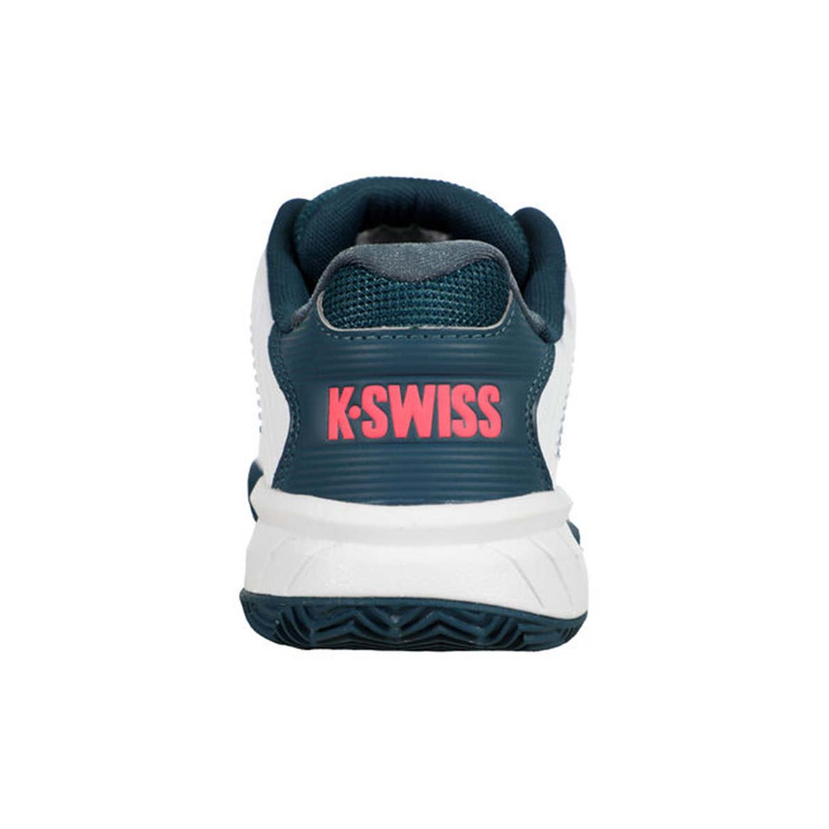 K-Swiss Court Express Zwart / Oranje junior schoenen