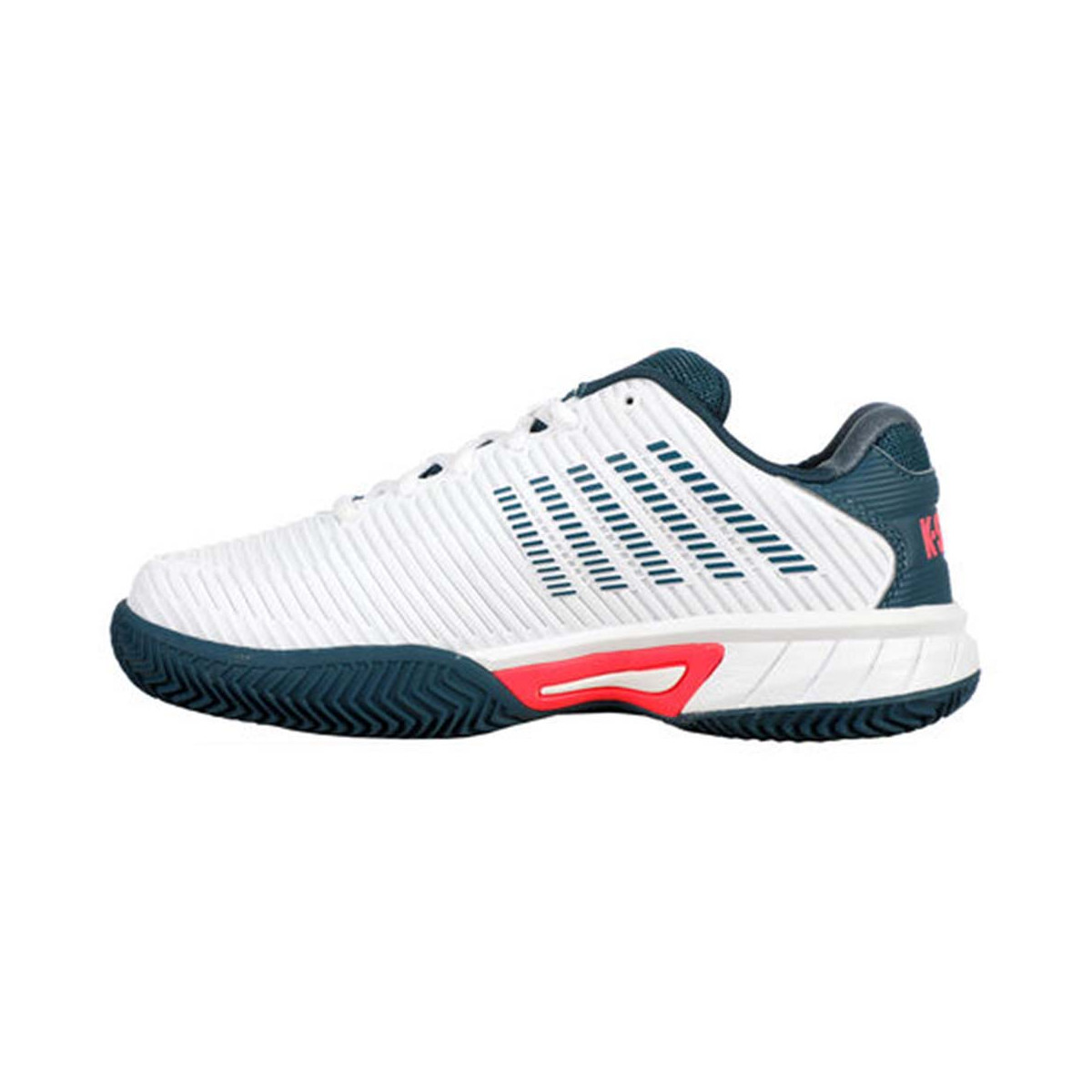 K-Swiss Court Express Zwart / Oranje junior schoenen