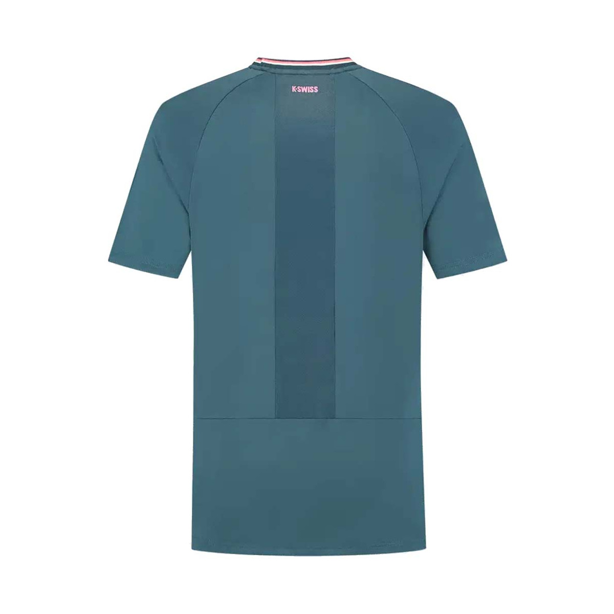 K-Swiss Hypercourt Mesh Crew T-shirt Marineblauw/blauwgroen